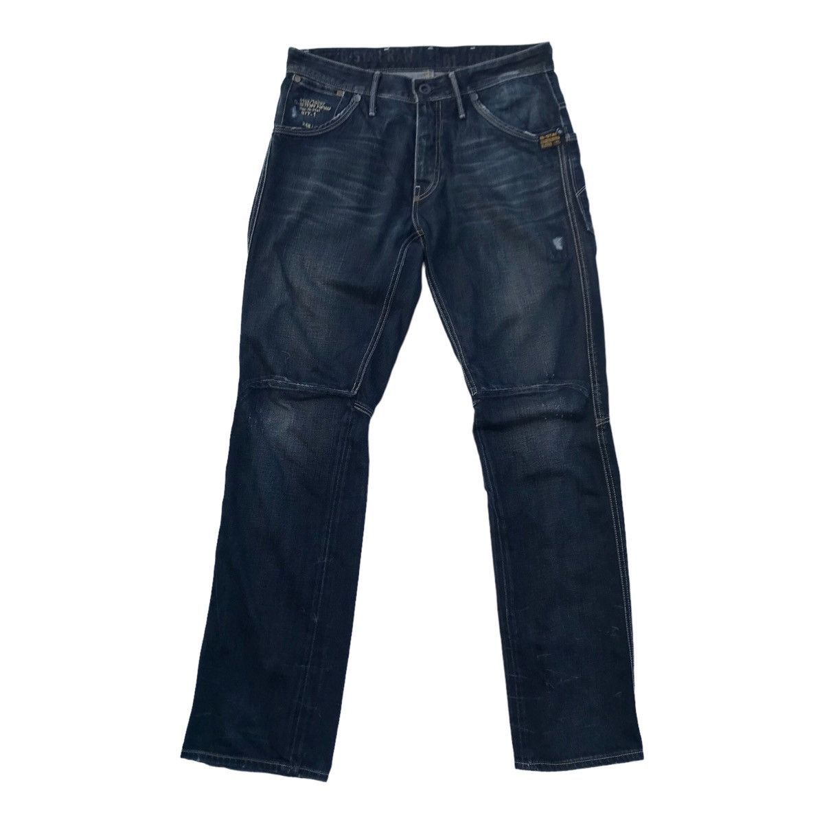 G-Star G Star Raw Men Blue Straight Loose Denim Pants Size US 33 - 1 Thumbnail