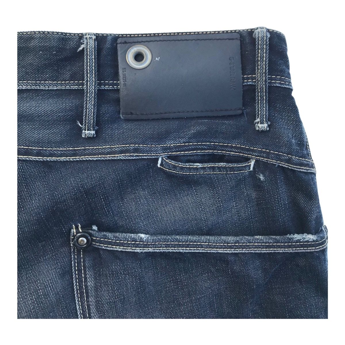 G-Star G Star Raw Men Blue Straight Loose Denim Pants Size US 33 - 12 Thumbnail
