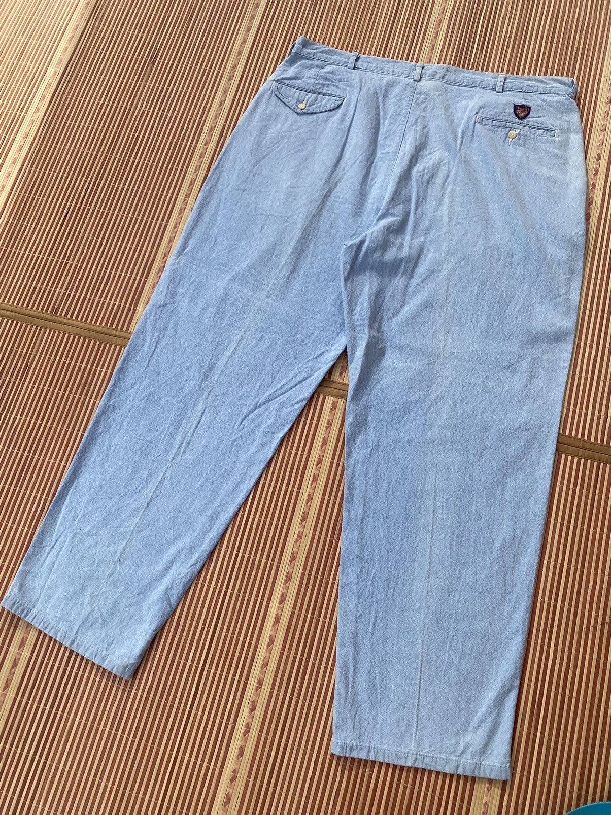 Polo Ralph Lauren Vintage Uneven Faded Polo Ralph Lauren Size US 40 / EU 56 - 2 Thumbnail