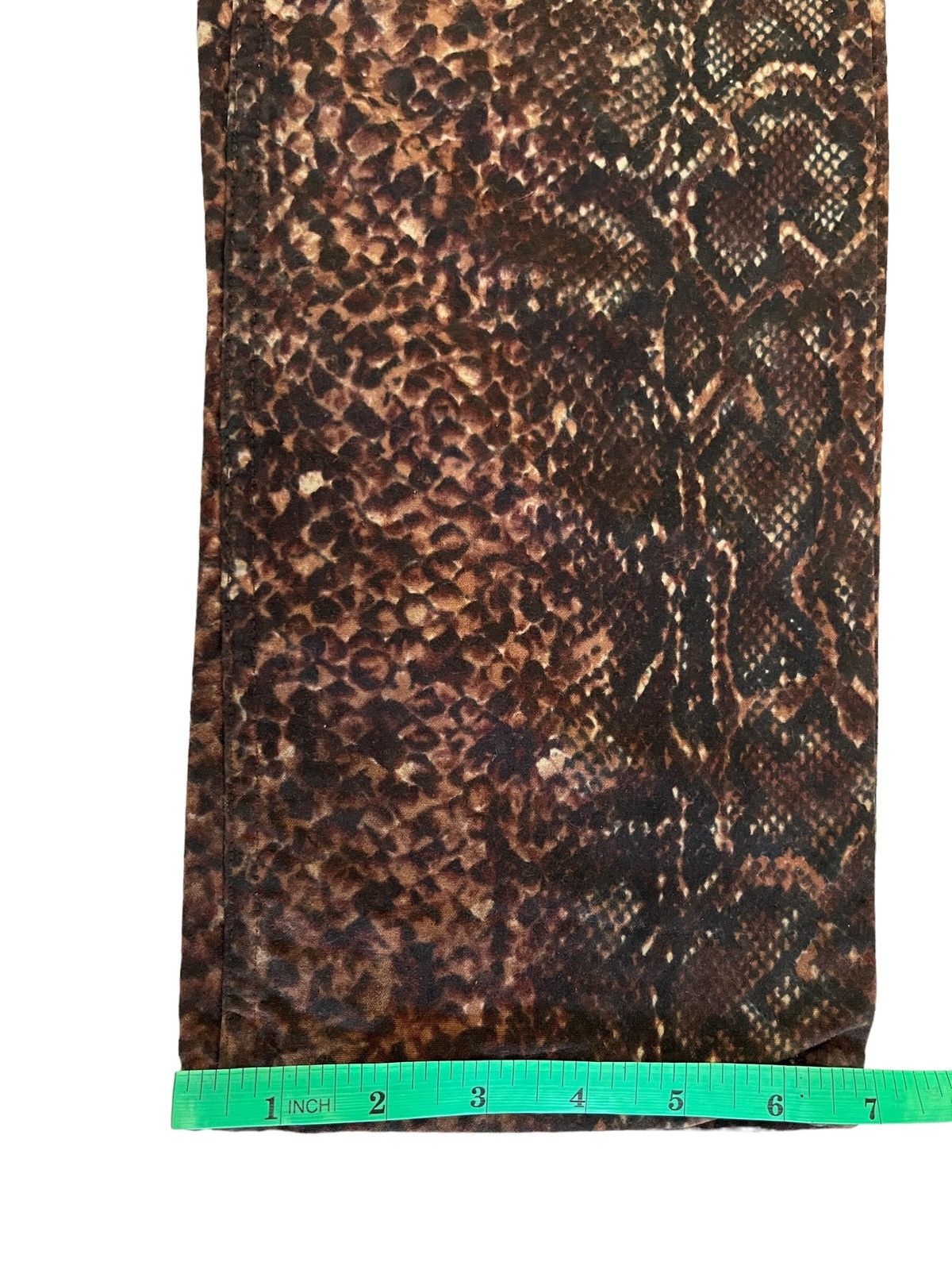 A.P.C. RARE!! 🔥 A.P.C Waxed Dark Brown Snake Print Pants Size US 26 / EU 42 - 17 Thumbnail