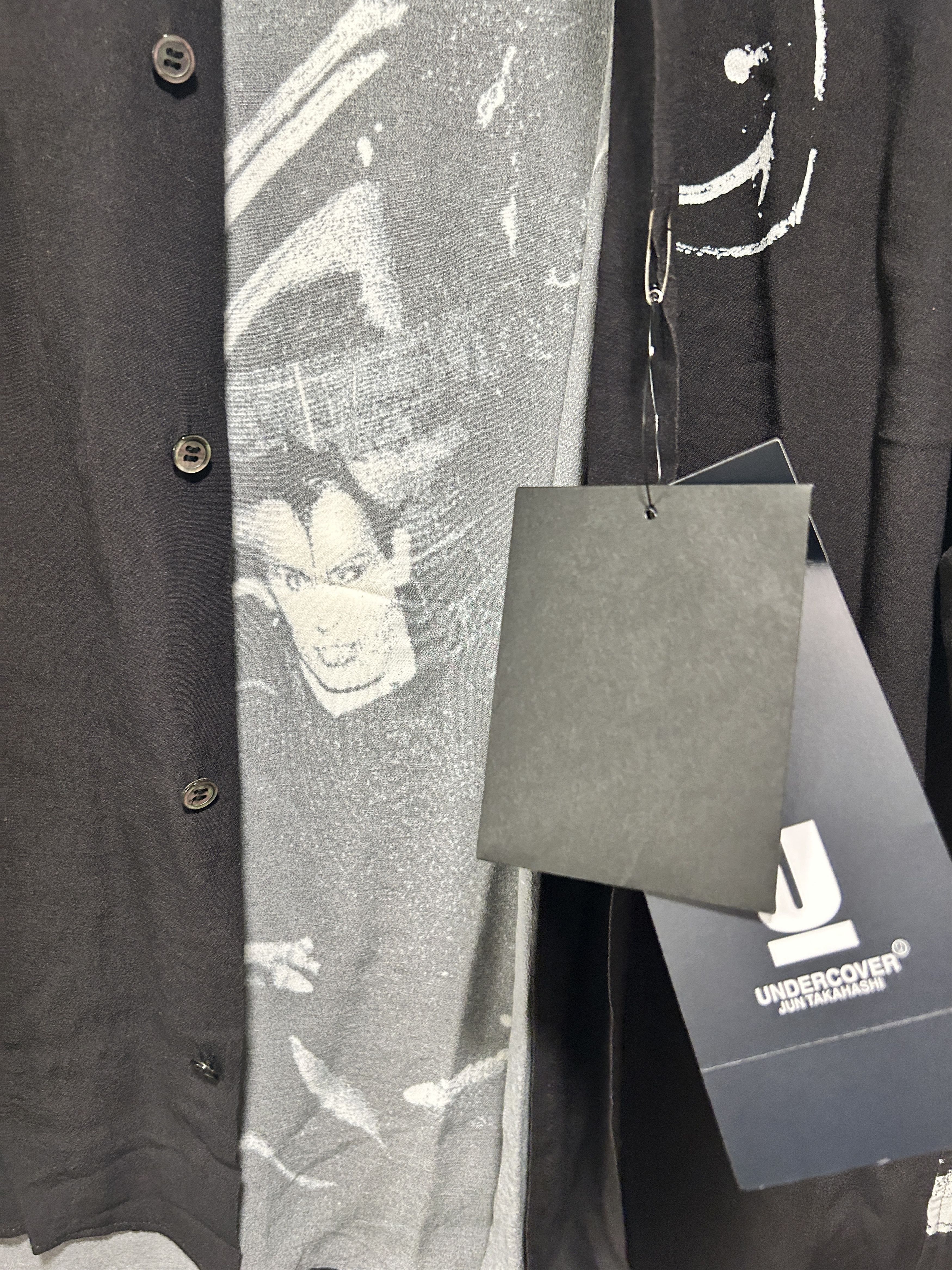 Undercover UNDERCOVER vlads SMILEY SHIRT BLACK size 3 Size US L / EU 52-54 / 3 - 3 Thumbnail
