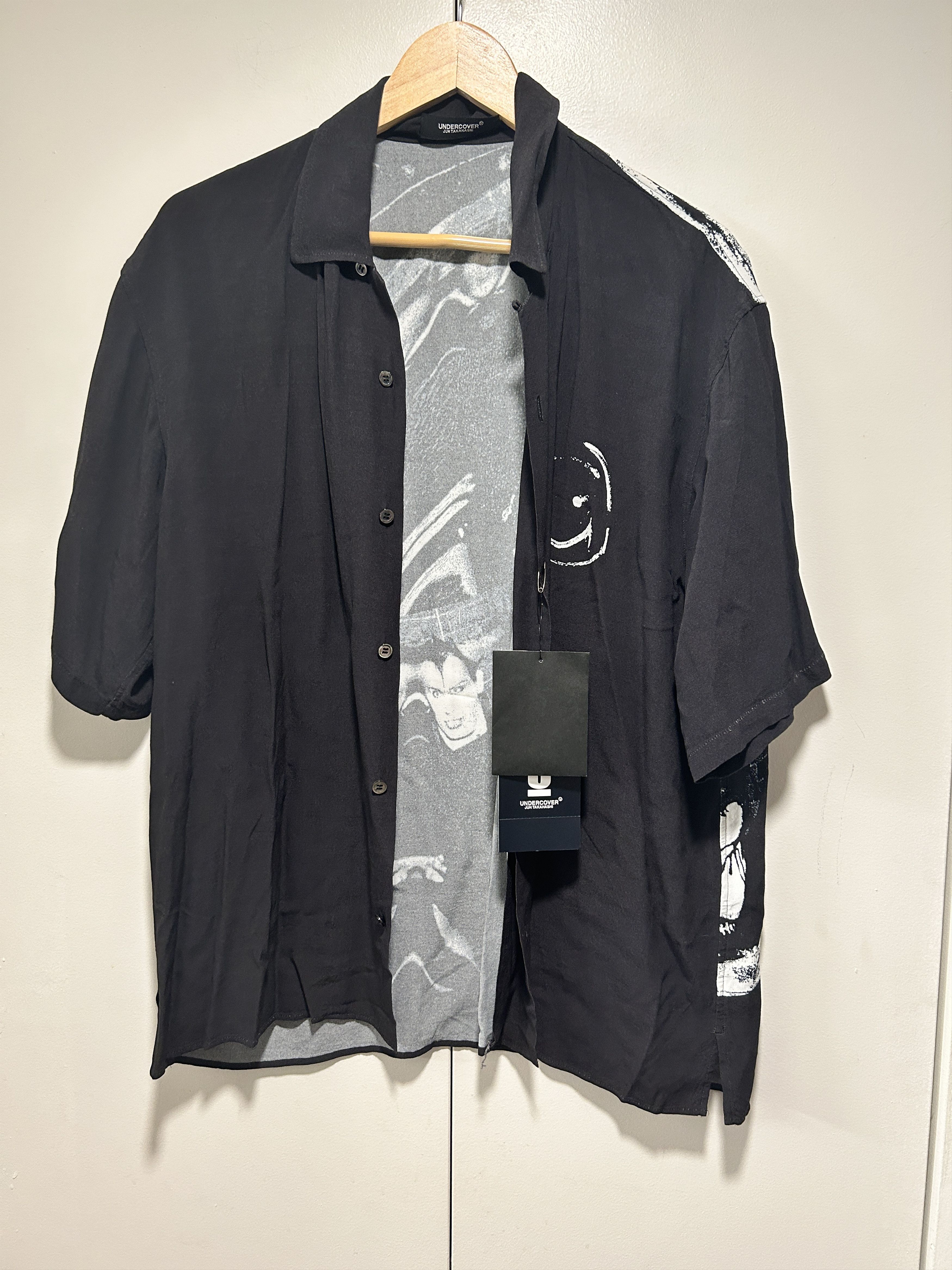 Undercover UNDERCOVER vlads SMILEY SHIRT BLACK size 3 Size US L / EU 52-54 / 3 - 1 Thumbnail