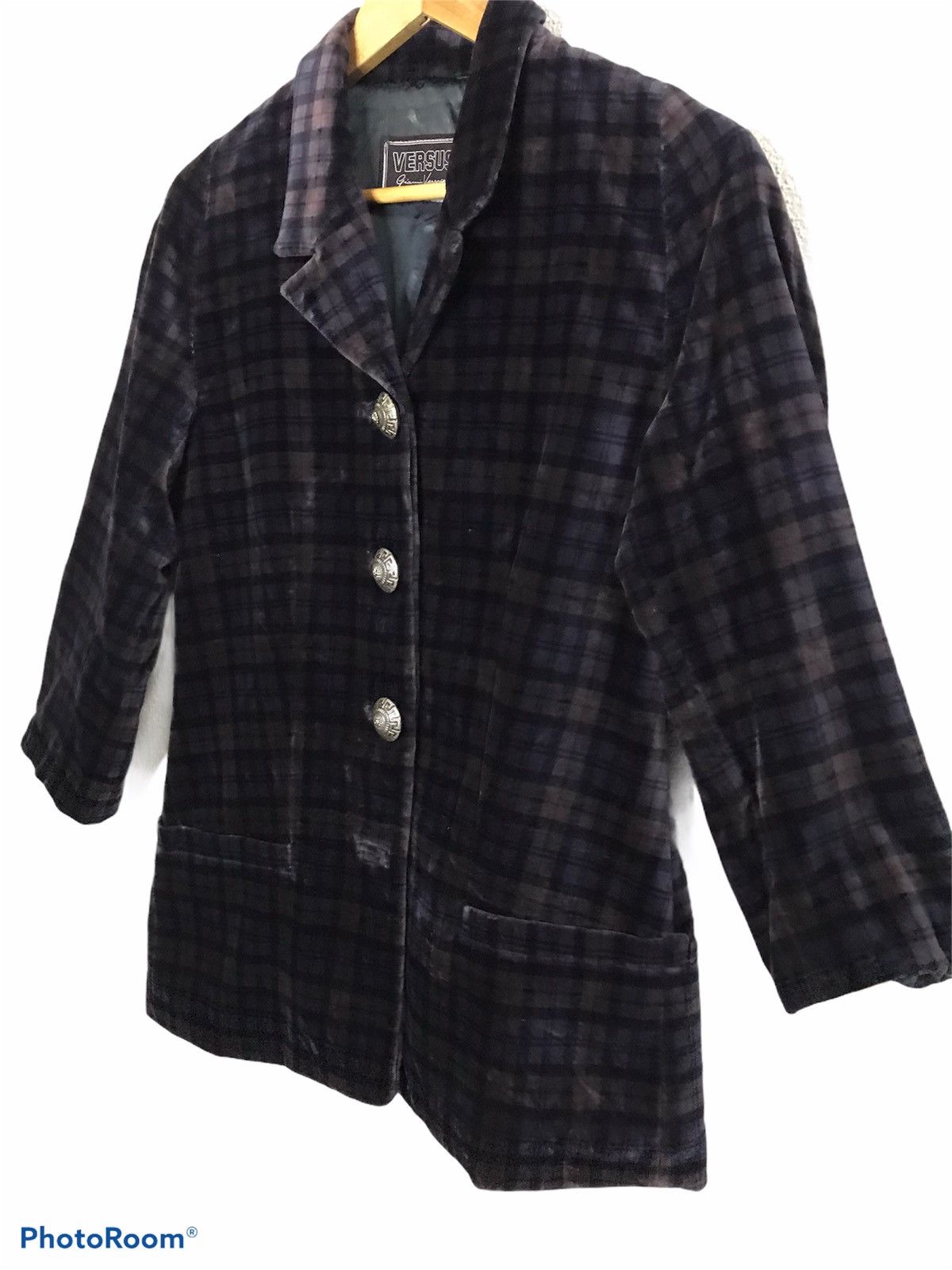 Versace × Vintage Vintage Versace Blazer Size 36S - 2 Thumbnail
