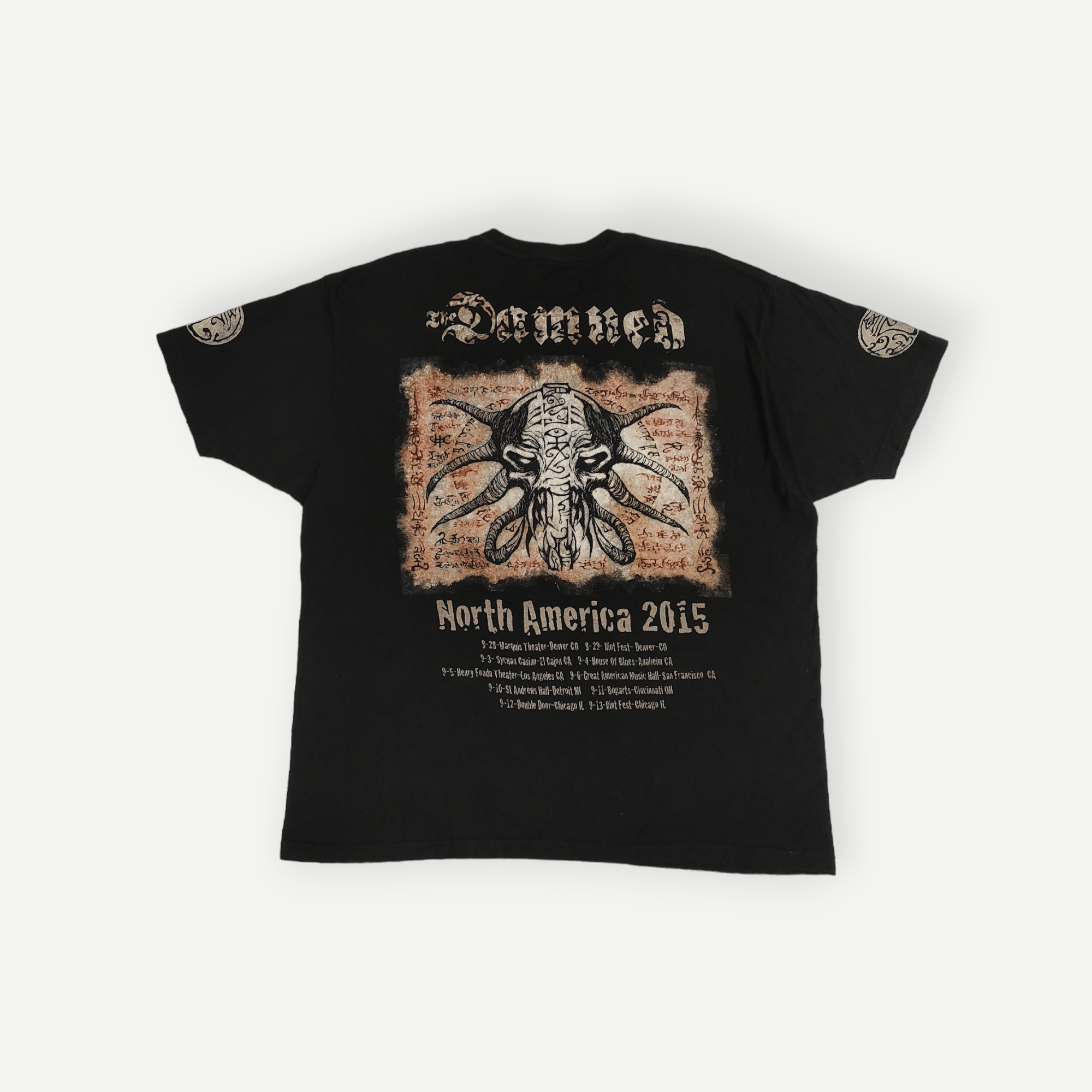 Band Tees 2013 THE DAMNED North America Tour TEE Size US XXL / EU 58 / 5 - 2 Thumbnail