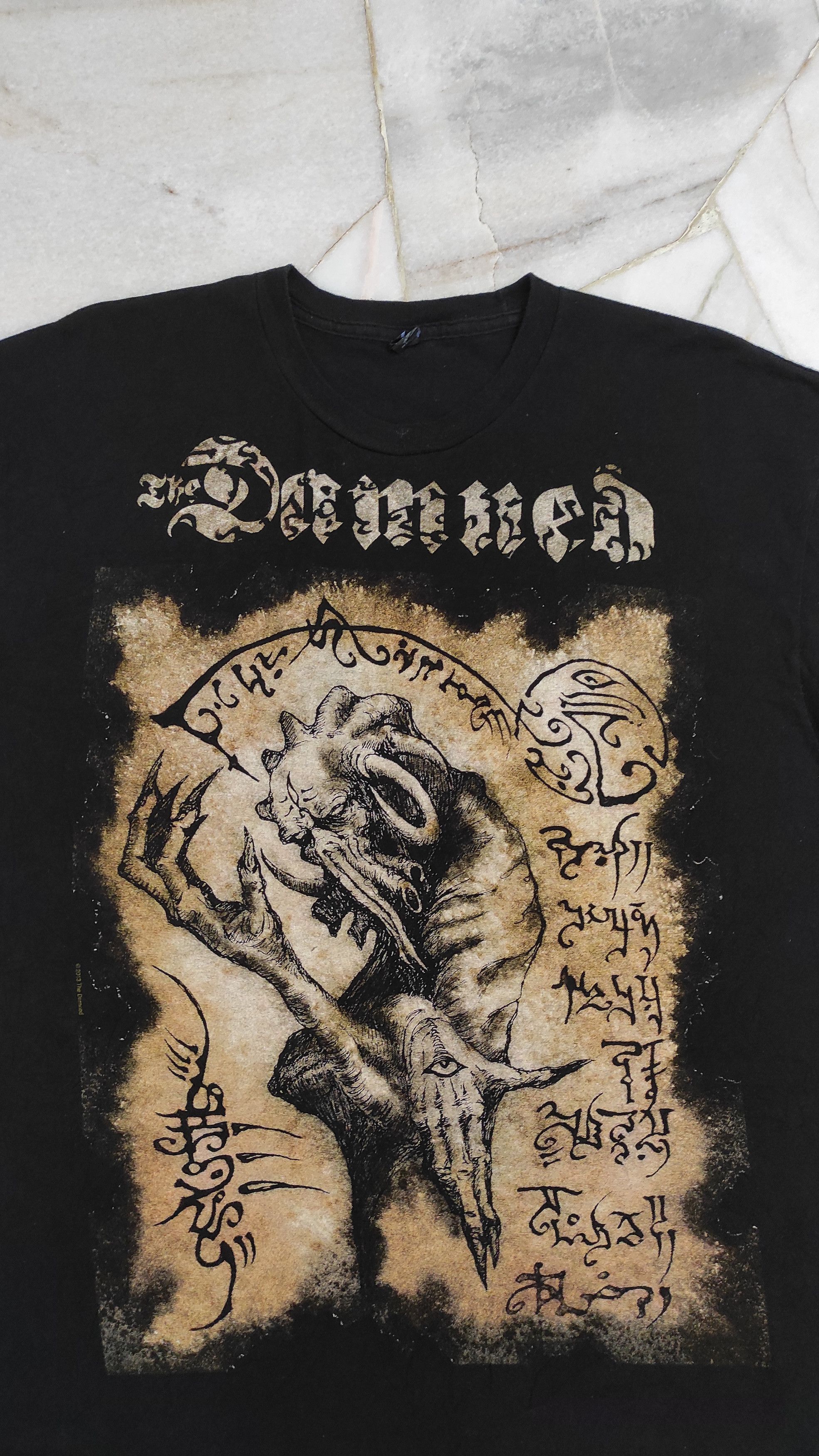 Band Tees 2013 THE DAMNED North America Tour TEE Size US XXL / EU 58 / 5 - 6 Thumbnail