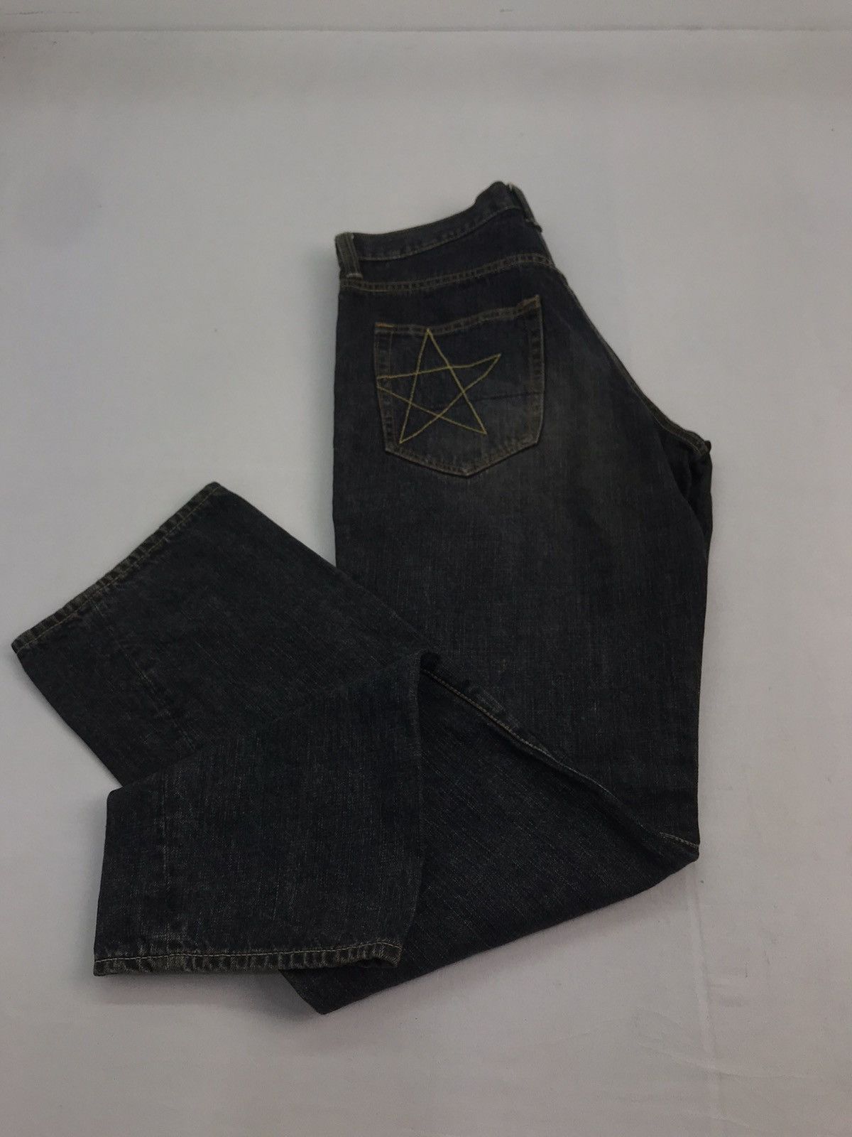 Japanese Brand Japanes Denim Star print pocket Size US 30 / EU 46 - 19 Thumbnail