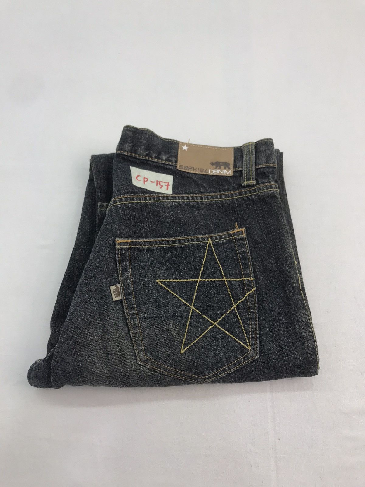 Japanese Brand Japanes Denim Star print pocket Size US 30 / EU 46 - 20 Thumbnail