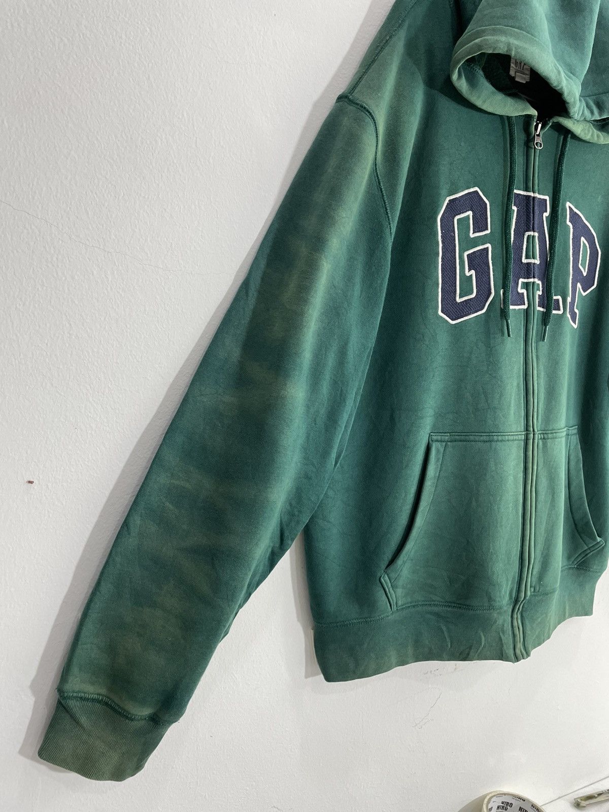Gap Vintage Gap BigLogo Hoodie Zipper Sweatshirt Size US M / EU 48-50 / 2 - 6 Thumbnail