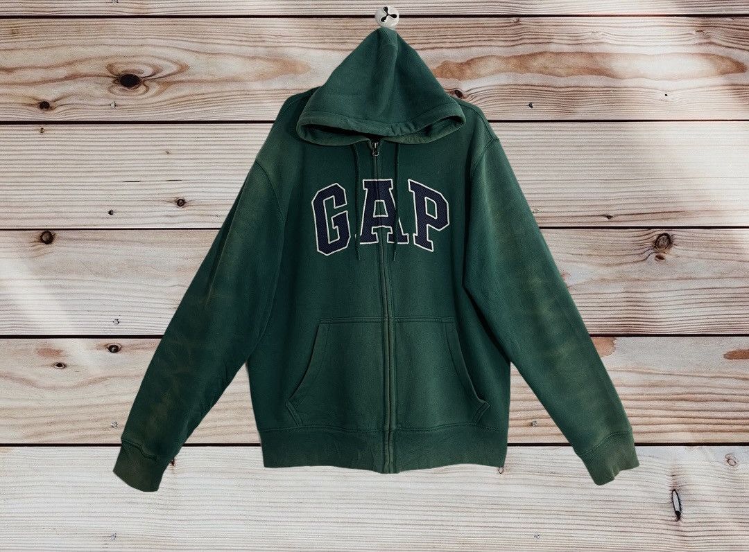 Gap Vintage Gap BigLogo Hoodie Zipper Sweatshirt Size US M / EU 48-50 / 2 - 3 Thumbnail