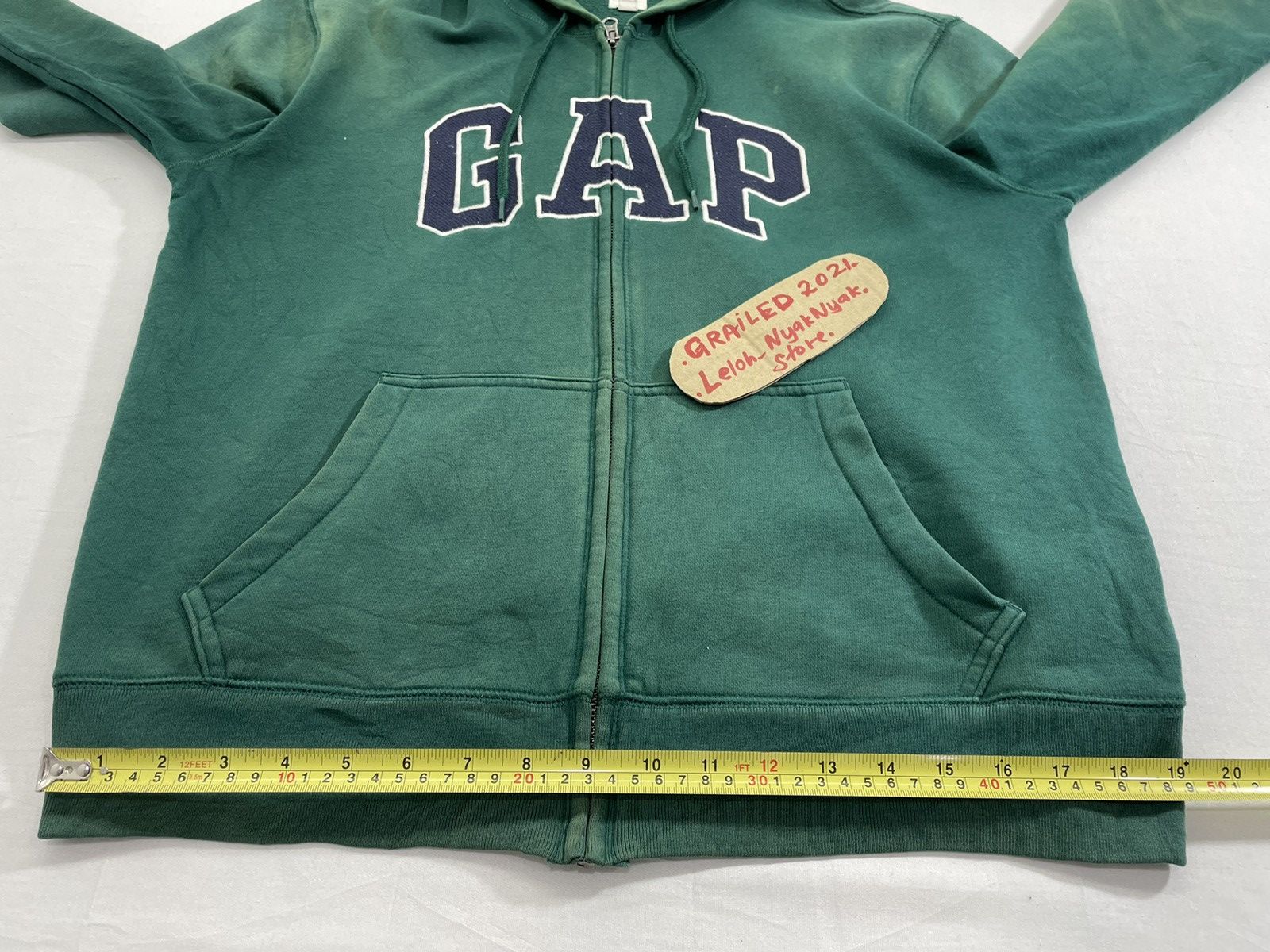 Gap Vintage Gap BigLogo Hoodie Zipper Sweatshirt Size US M / EU 48-50 / 2 - 14 Thumbnail