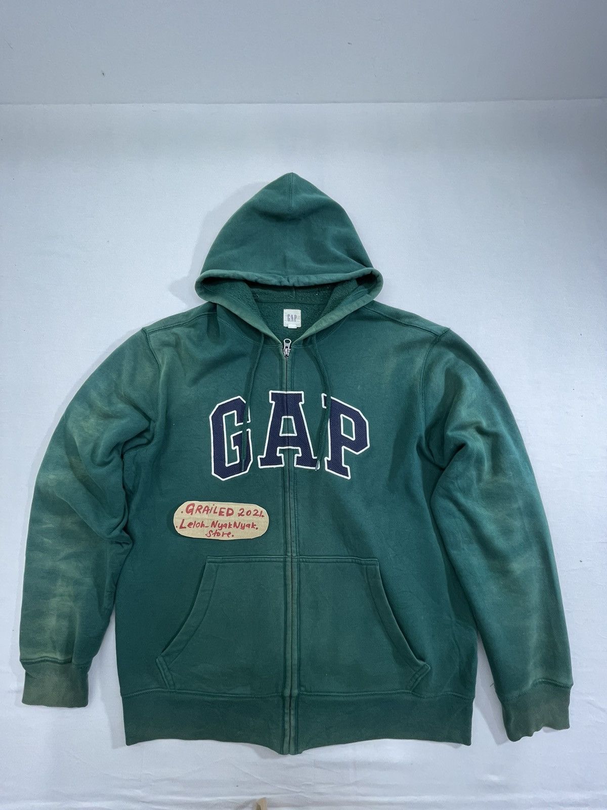 Gap Vintage Gap BigLogo Hoodie Zipper Sweatshirt Size US M / EU 48-50 / 2 - 5 Thumbnail
