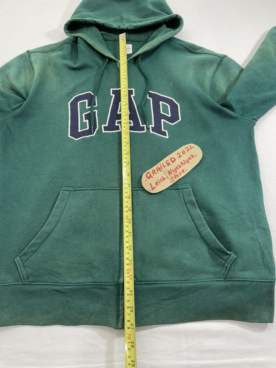 Gap Vintage Gap BigLogo Hoodie Zipper Sweatshirt Size US M / EU 48-50 / 2 - 13 Thumbnail