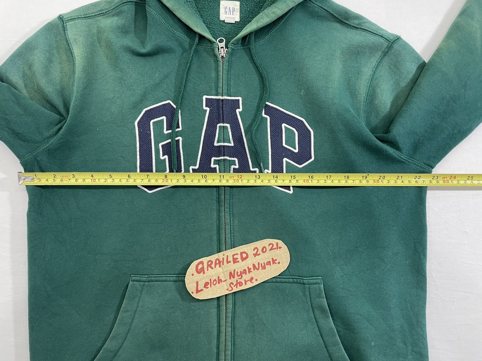 Gap Vintage Gap BigLogo Hoodie Zipper Sweatshirt Size US M / EU 48-50 / 2 - 12 Thumbnail