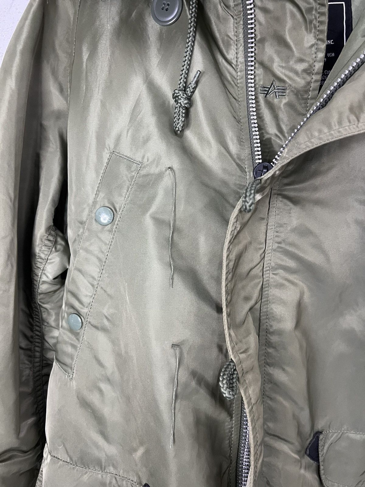Alpha Industries Vintage Alpha Industries Parka Hoodie Jacket Size US M / EU 48-50 / 2 - 6 Thumbnail