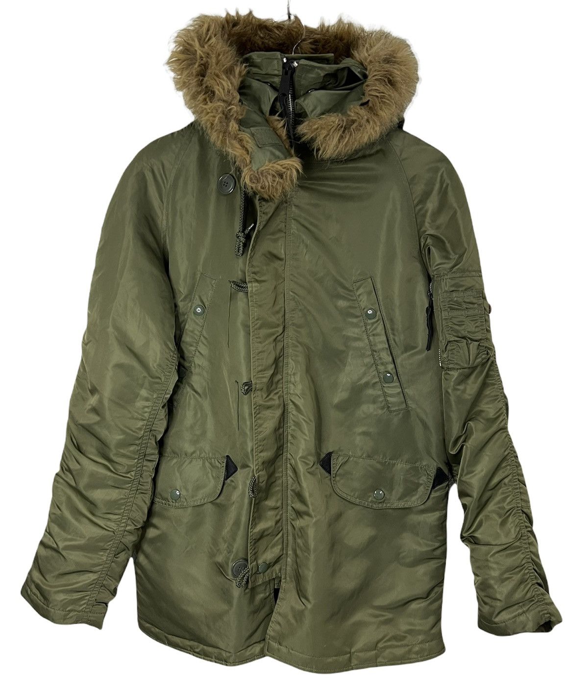 Alpha Industries Vintage Alpha Industries Parka Hoodie Jacket Size US M / EU 48-50 / 2 - 1 Thumbnail