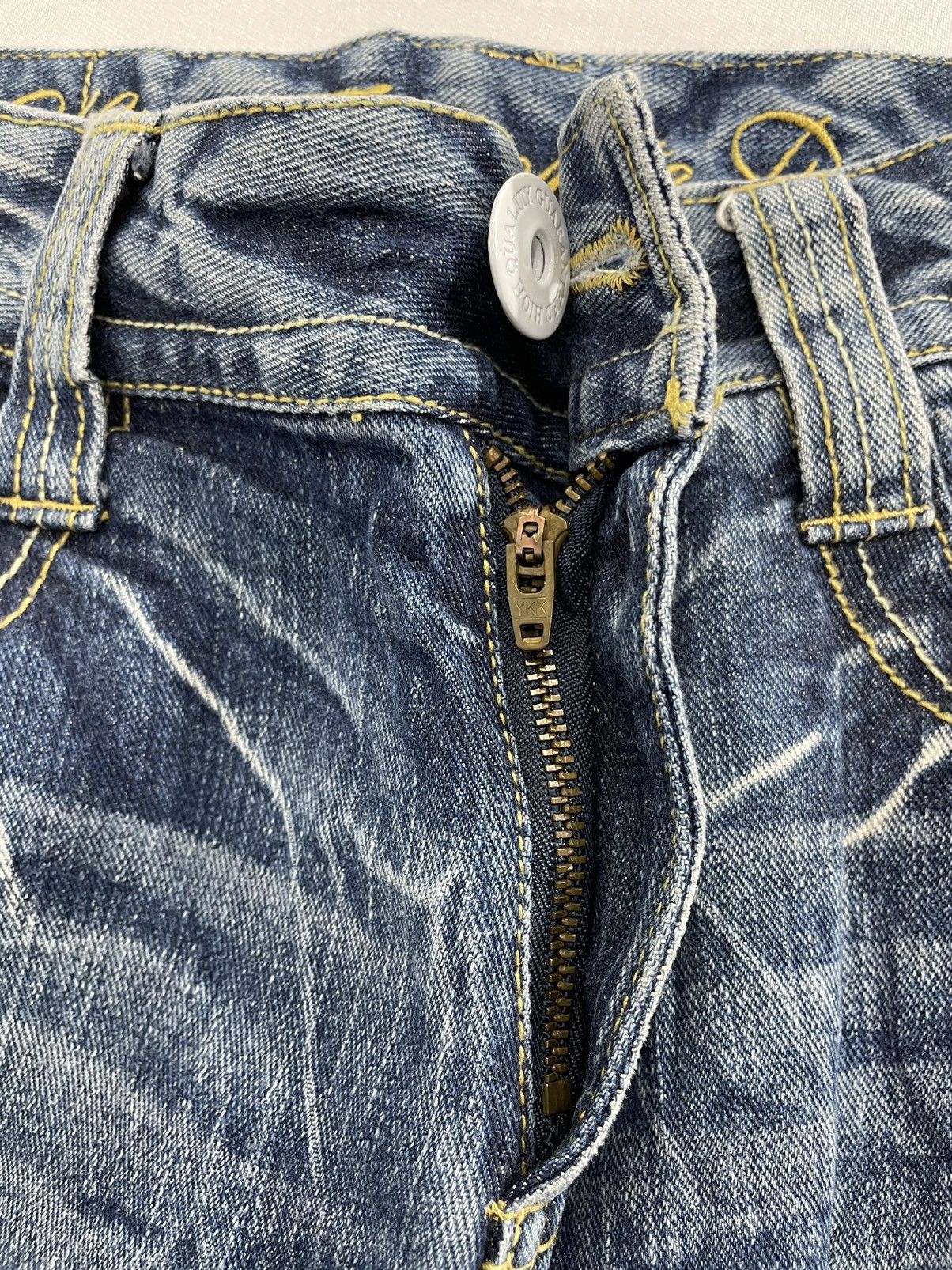 Japanese Brand Yourfavourite jeans paint splatter Size US 30 / EU 46 - 5 Thumbnail