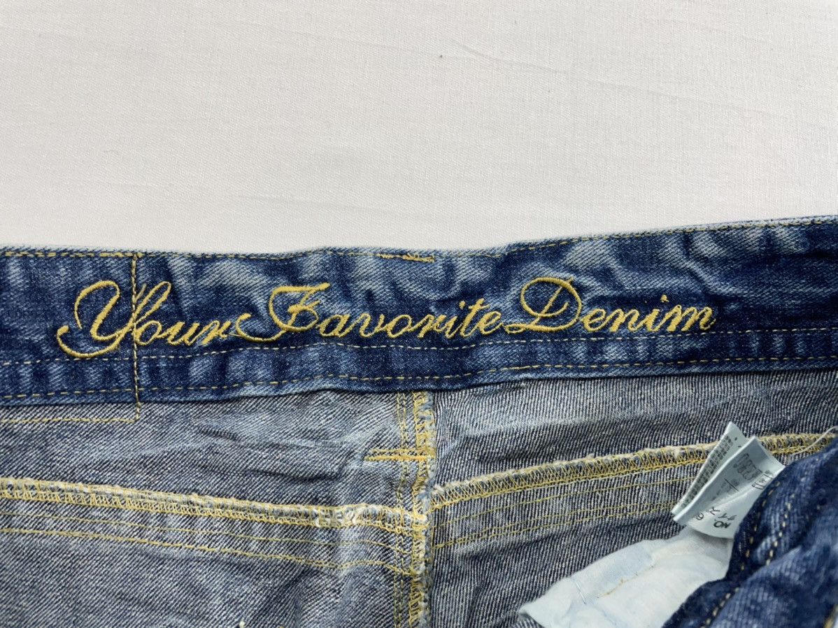 Japanese Brand Yourfavourite jeans paint splatter Size US 30 / EU 46 - 6 Thumbnail