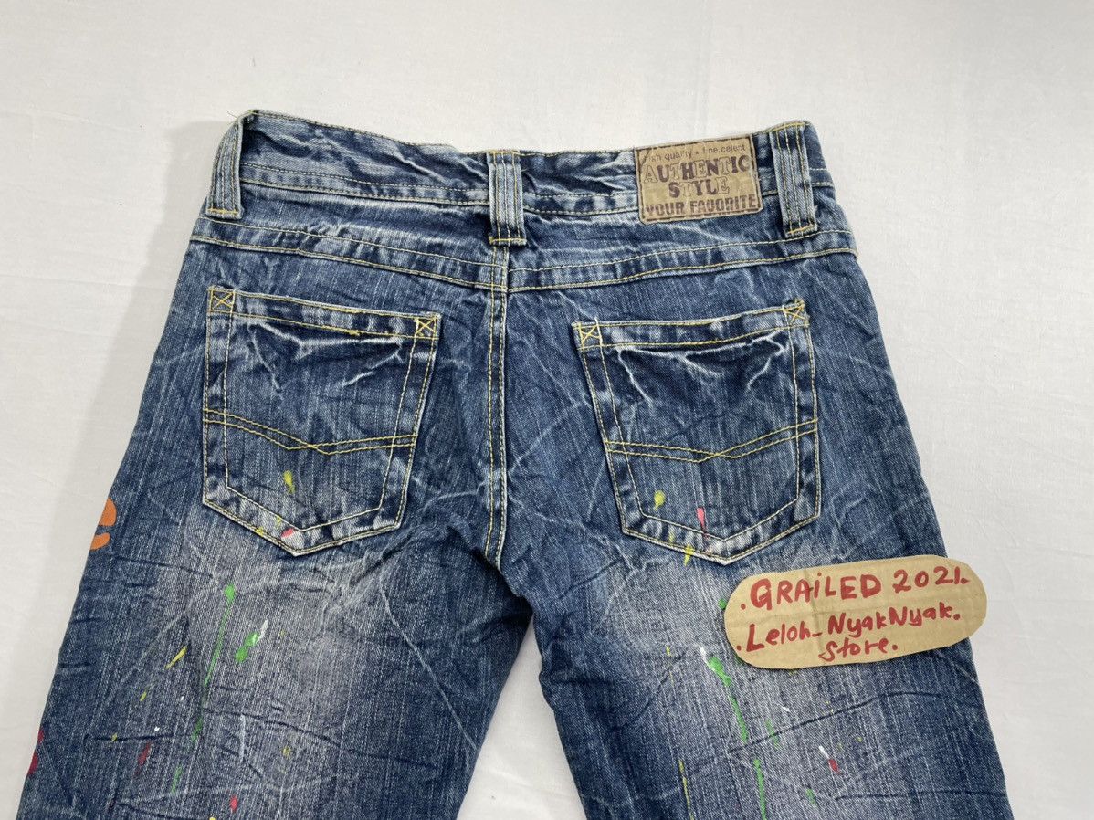 Japanese Brand Yourfavourite jeans paint splatter Size US 30 / EU 46 - 3 Thumbnail