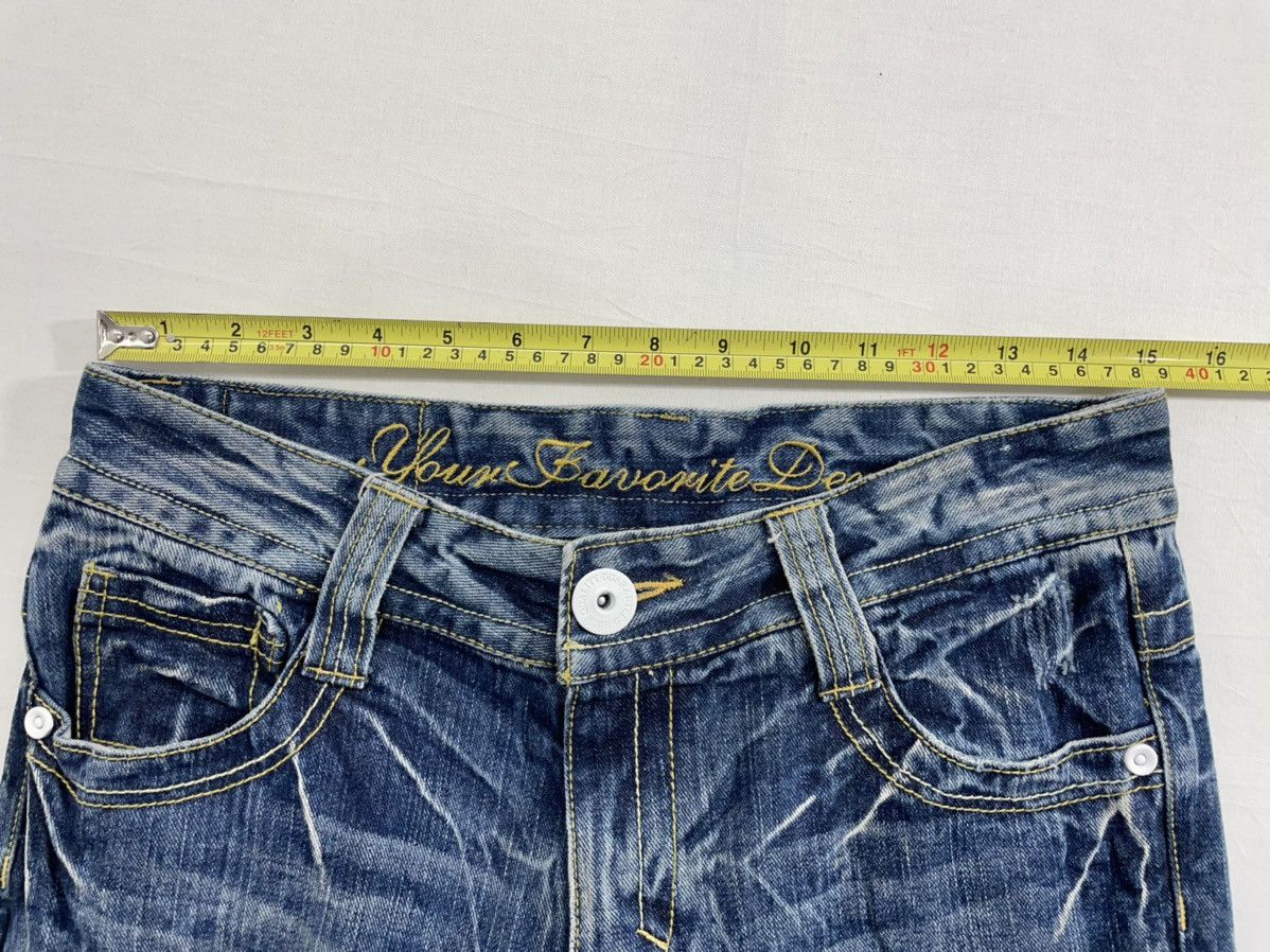 Japanese Brand Yourfavourite jeans paint splatter Size US 30 / EU 46 - 11 Thumbnail