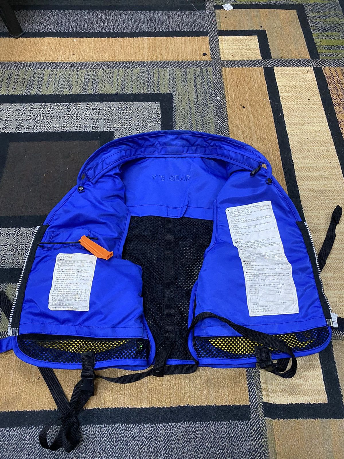 Designer × Yohji Yamamoto Y’s Gear Water Rapids Life Jacket Large Buoyancy Flood Size US L / EU 52-54 / 3 - 9 Thumbnail