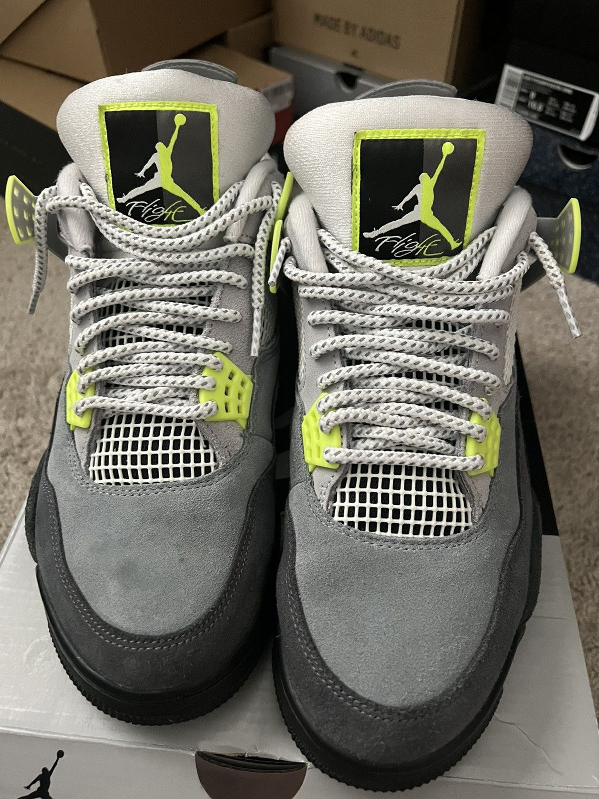 Jordan Brand Jordan 4 Retro SE 'Neon 95' Size US 9.5 / EU 42-43 - 6 Thumbnail