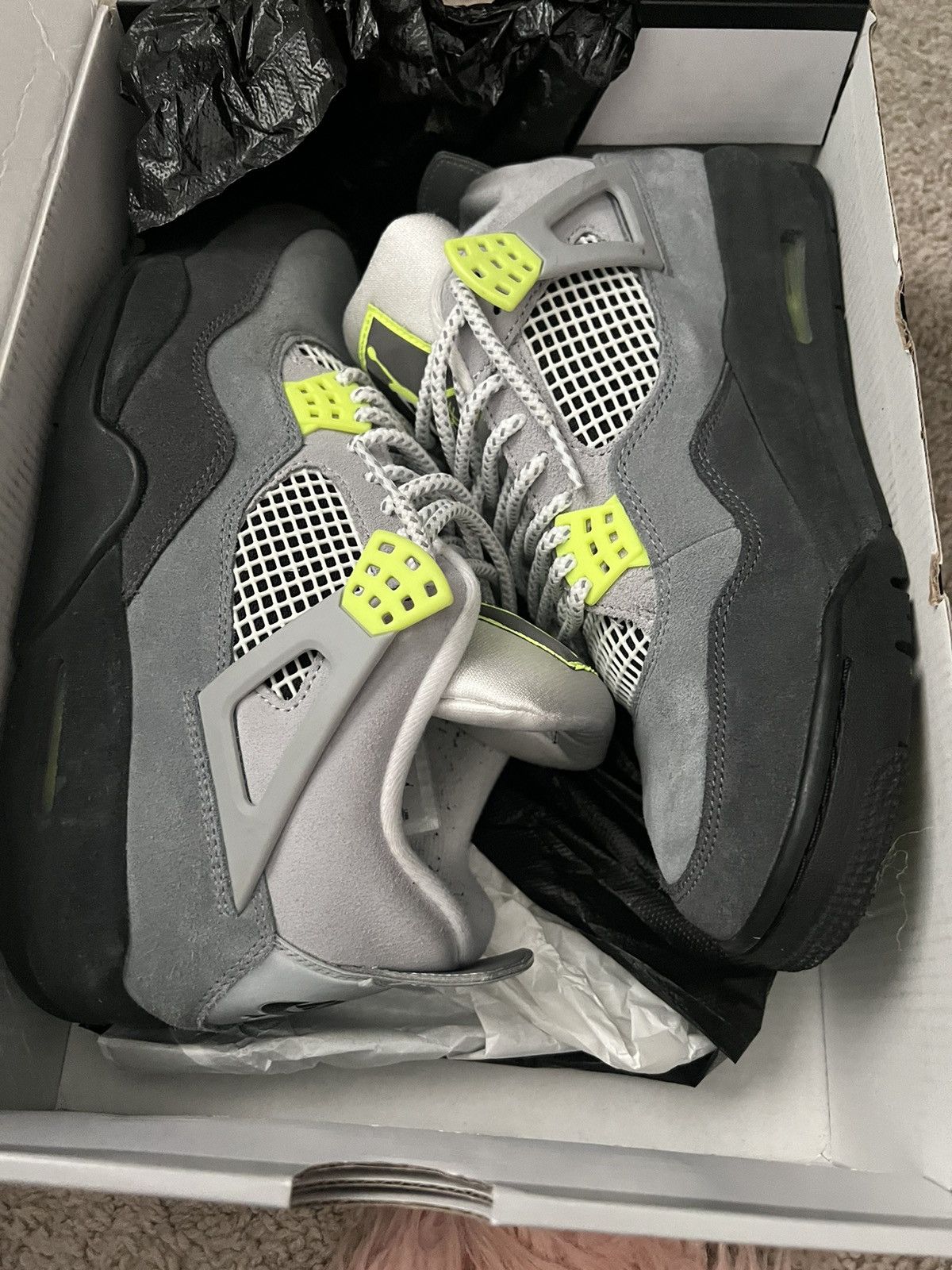Jordan Brand Jordan 4 Retro SE 'Neon 95' Size US 9.5 / EU 42-43 - 1 Thumbnail