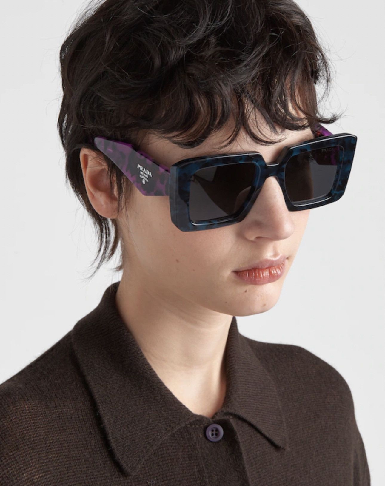 Prada PRADA 2023 Aviator Logo Sunglasses SPR 22Y Size ONE SIZE - 12 Thumbnail