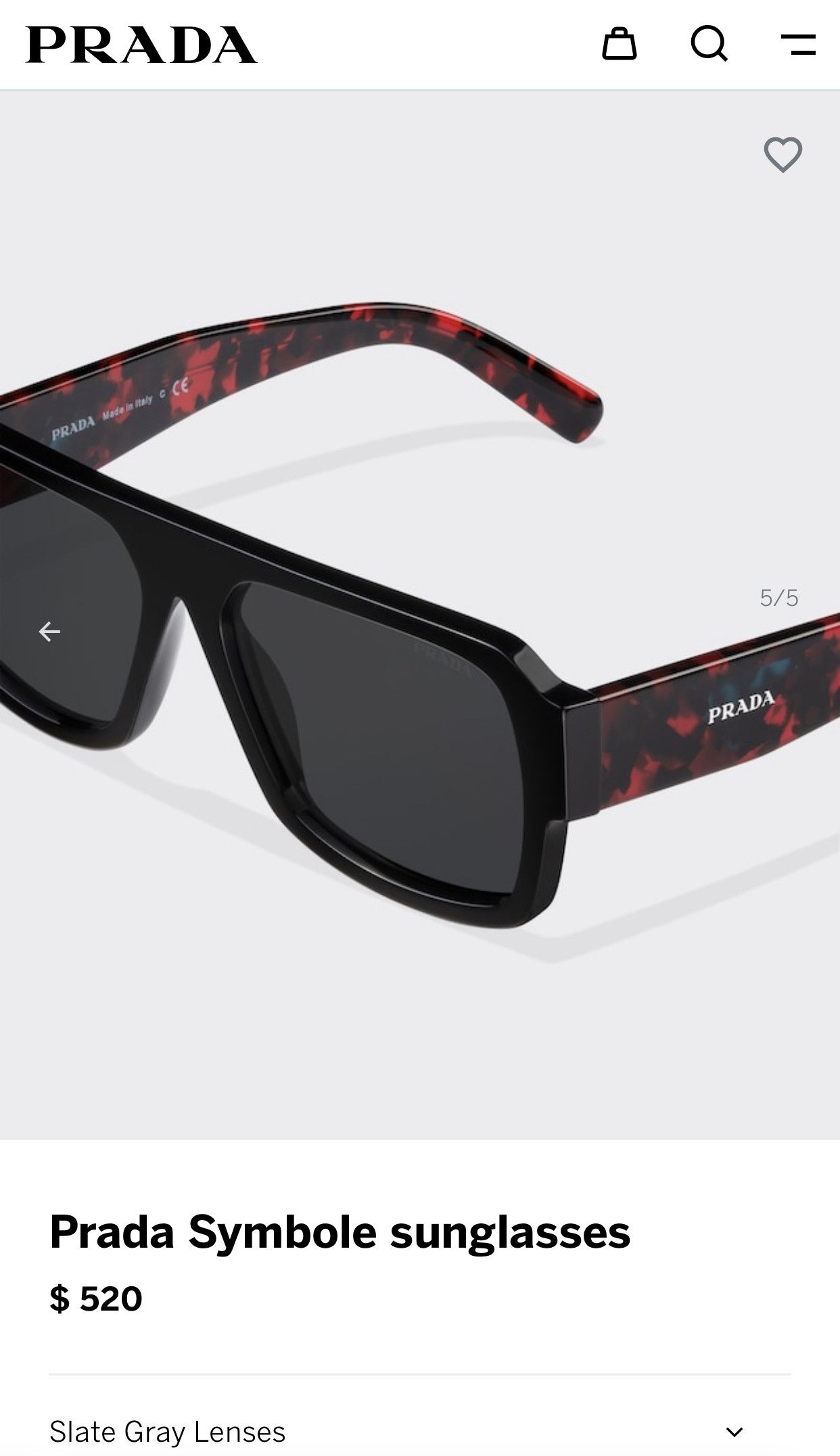 Prada PRADA 2023 Aviator Logo Sunglasses SPR 22Y Size ONE SIZE - 10 Thumbnail