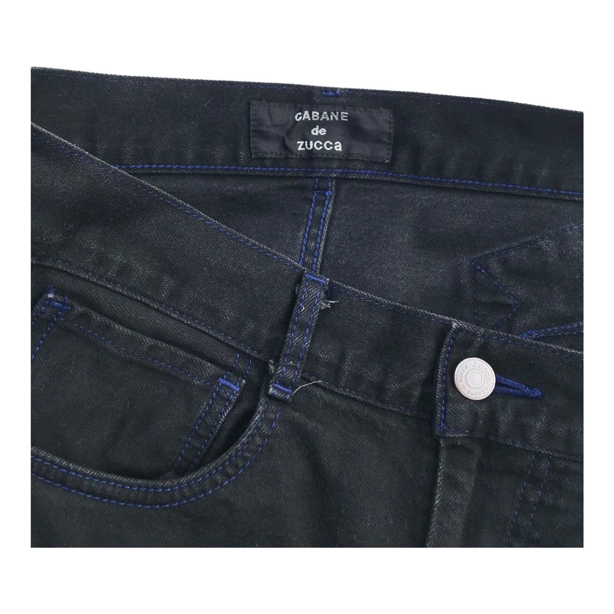 CABANE de ZUCCa Cabane de Zucca Black Japanese Brand Streetwear Casual Pants Size US 30 / EU 46 - 5 Thumbnail