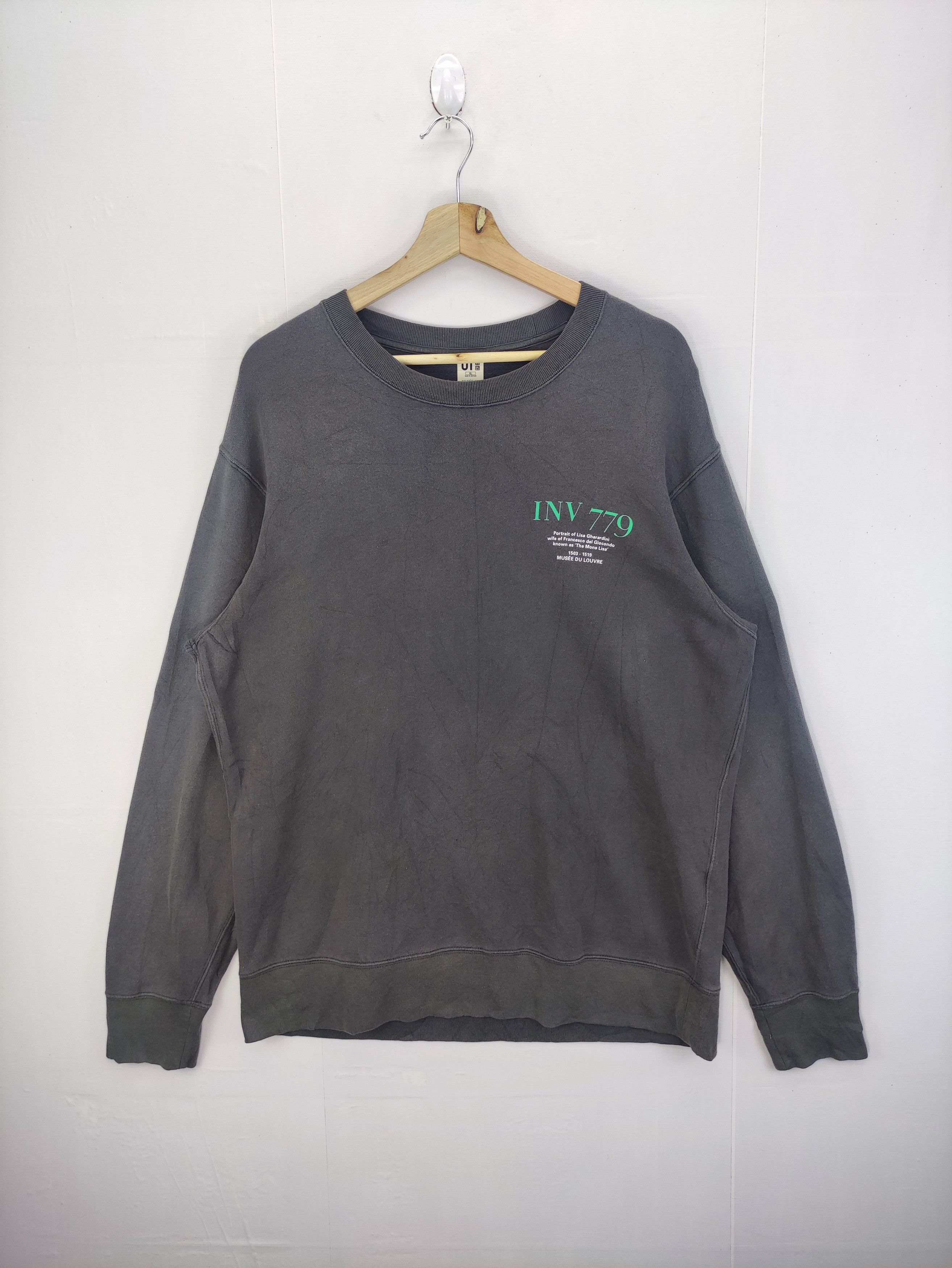 Vintage Uniqlo Portrait Of Mona Lisa Sweatshirt Jumper