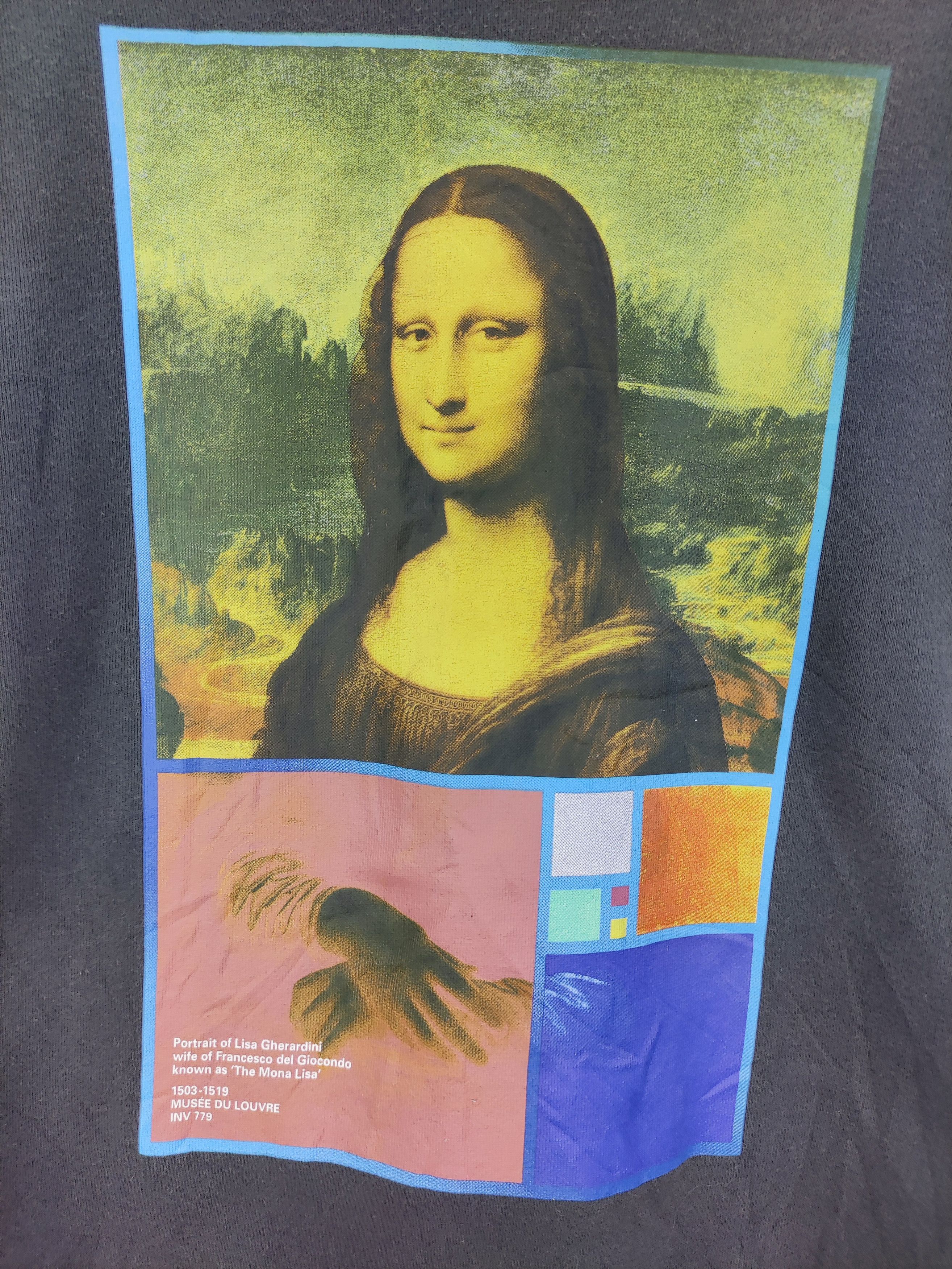 Uniqlo Vintage Uniqlo Portrait Of Mona Lisa Sweatshirt Jumper Size US XL / EU 56 / 4 - 7 Thumbnail