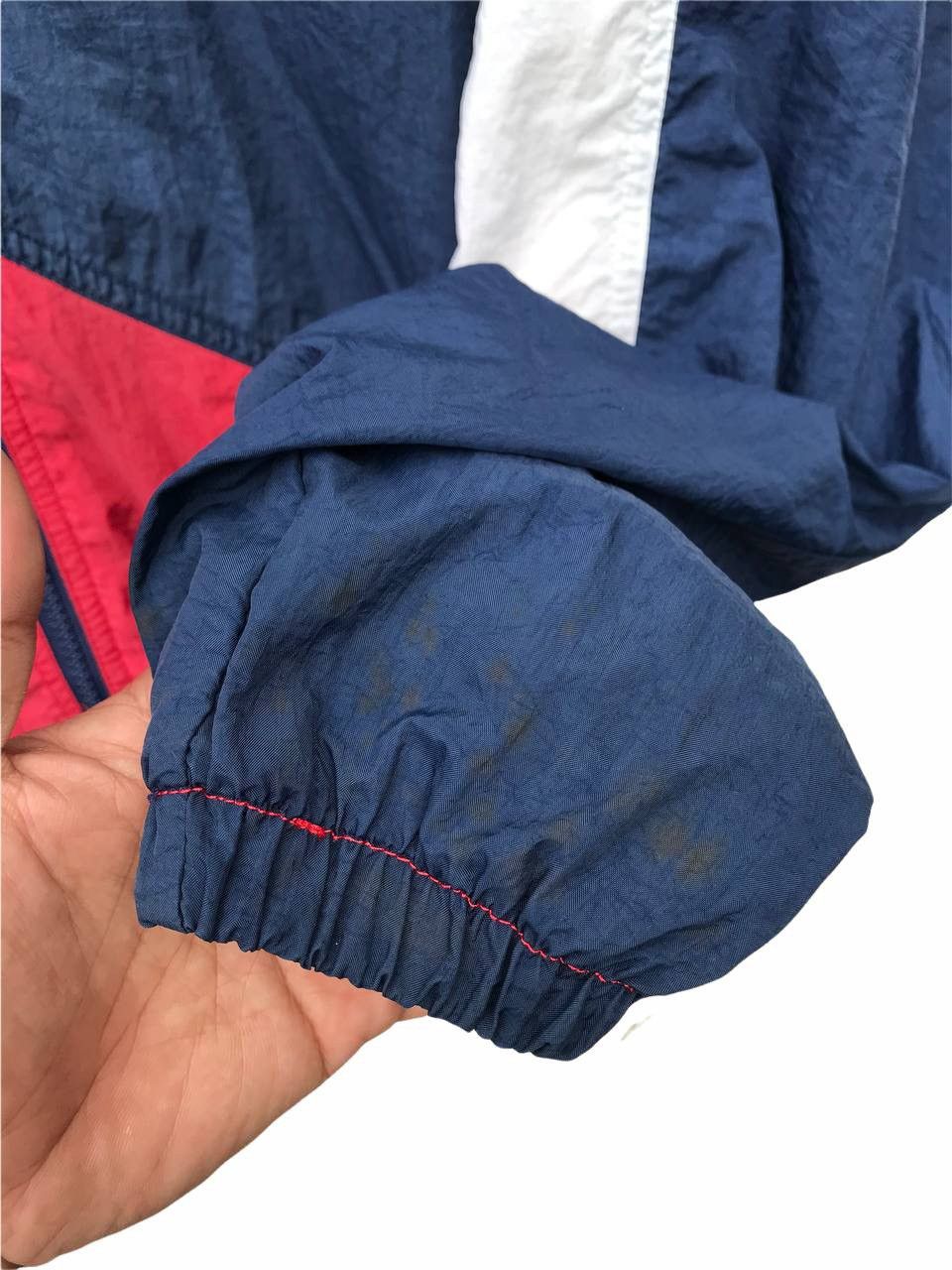 Nike Vintage Nike Big Logo Colourblock Windbreaker ( Stains ) Size US L / EU 52-54 / 3 - 8 Thumbnail