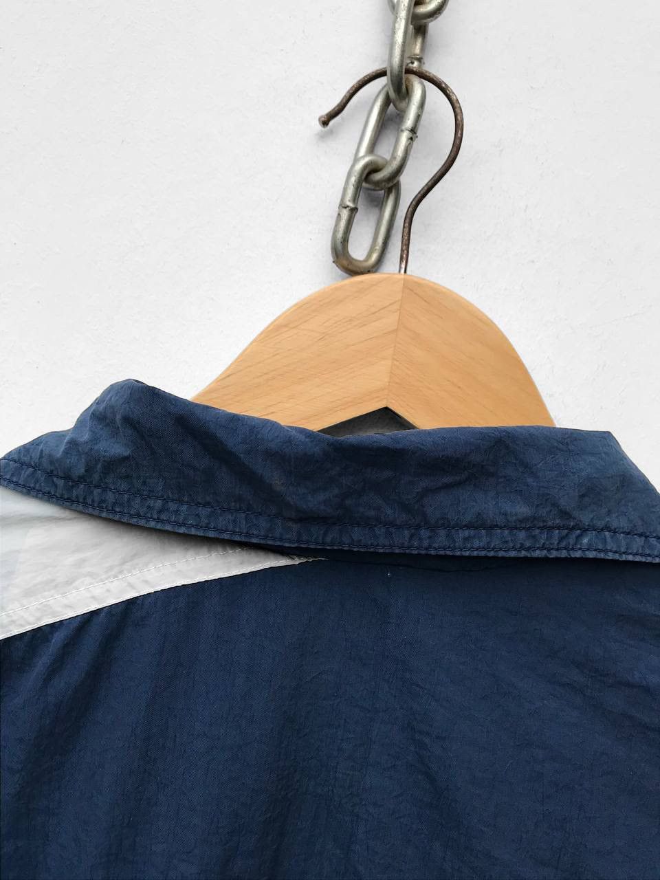 Nike Vintage Nike Big Logo Colourblock Windbreaker ( Stains ) Size US L / EU 52-54 / 3 - 10 Thumbnail