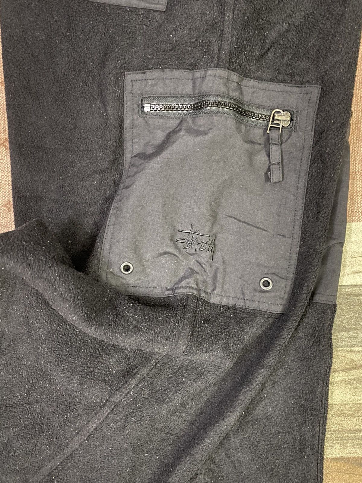 Stussy Stussy Fleece Cargo Pants Size US 33 - 8 Thumbnail