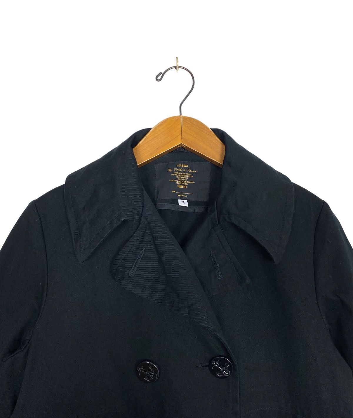 Fidelity Rare‼️ Pea Coat Jacket by Gerald & Stewart Fidelity Made Usa Size M / US 6-8 / IT 42-44 - 4 Thumbnail