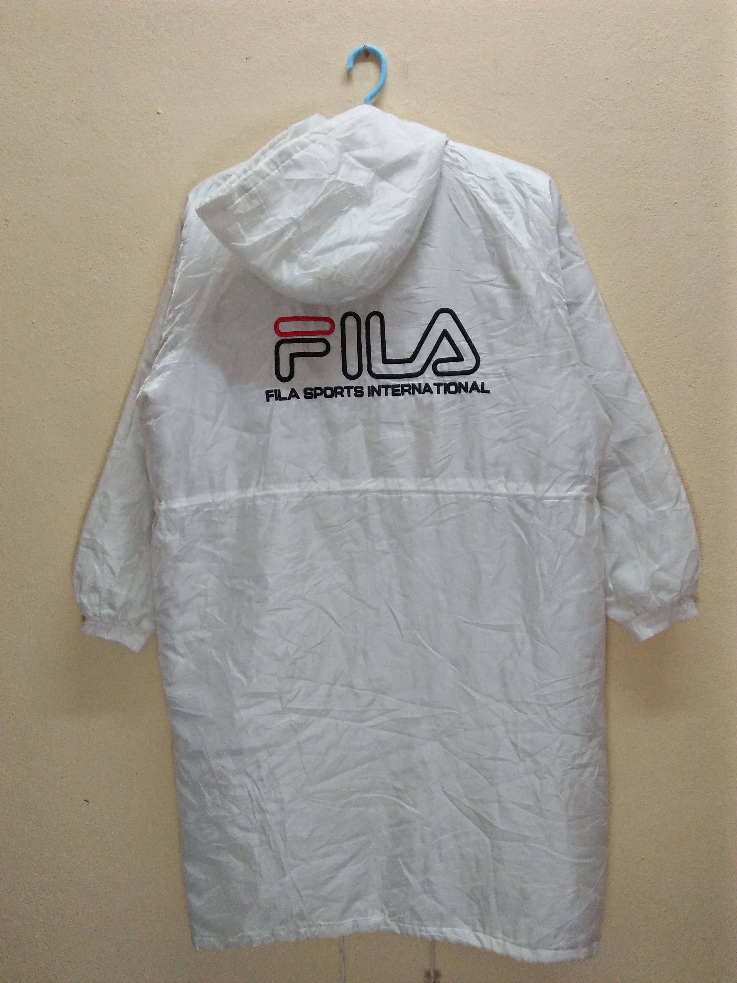 FILA SPORTS INTERNATIONAL Embroidered Big Logo Hoodie Parka
