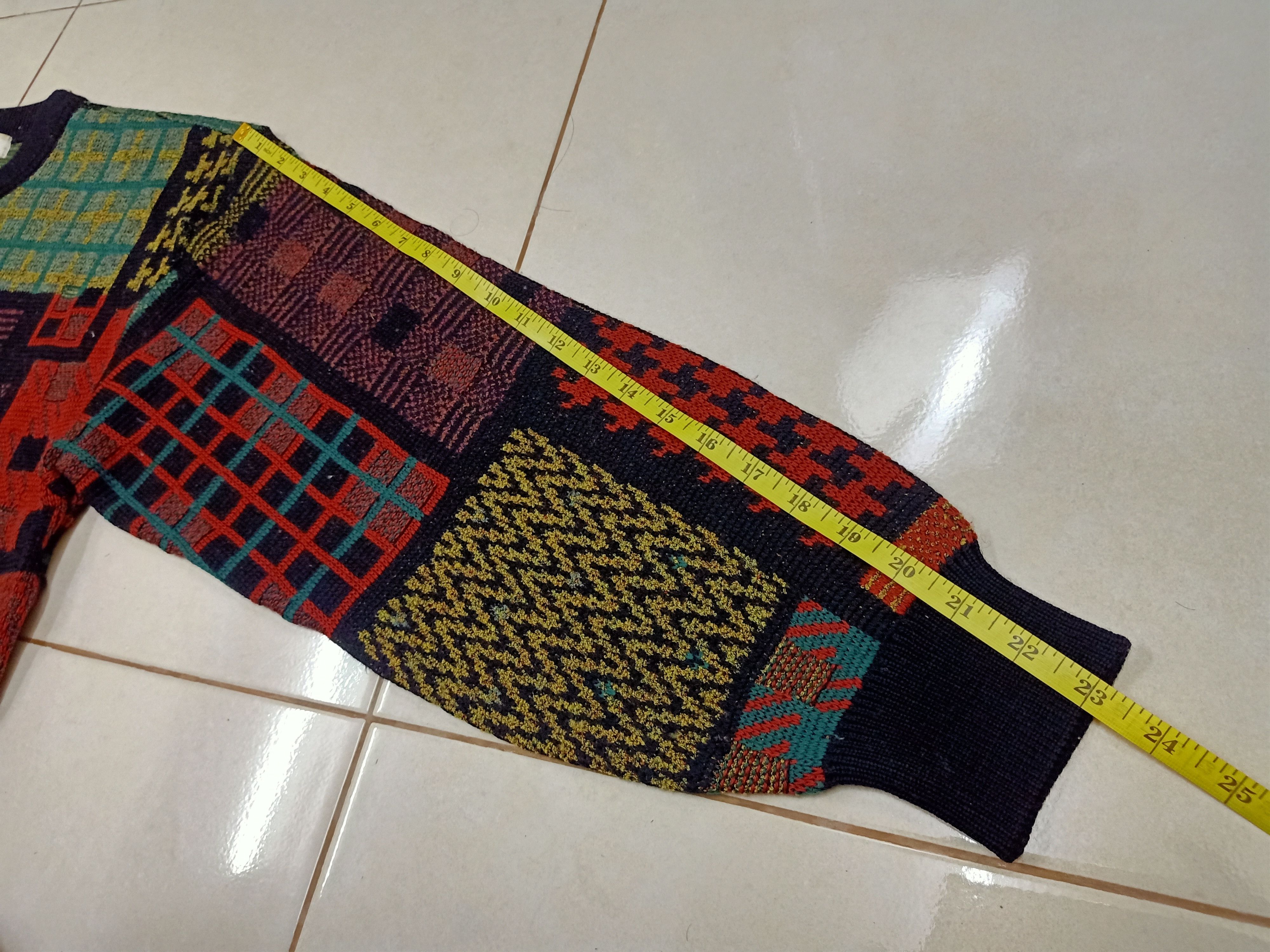 Aran Isles Knitwear × Japanese Brand CR CHANCELLOR Nice Pattern Cozy Knitwear Sweaters Size US L / EU 52-54 / 3 - 9 Thumbnail