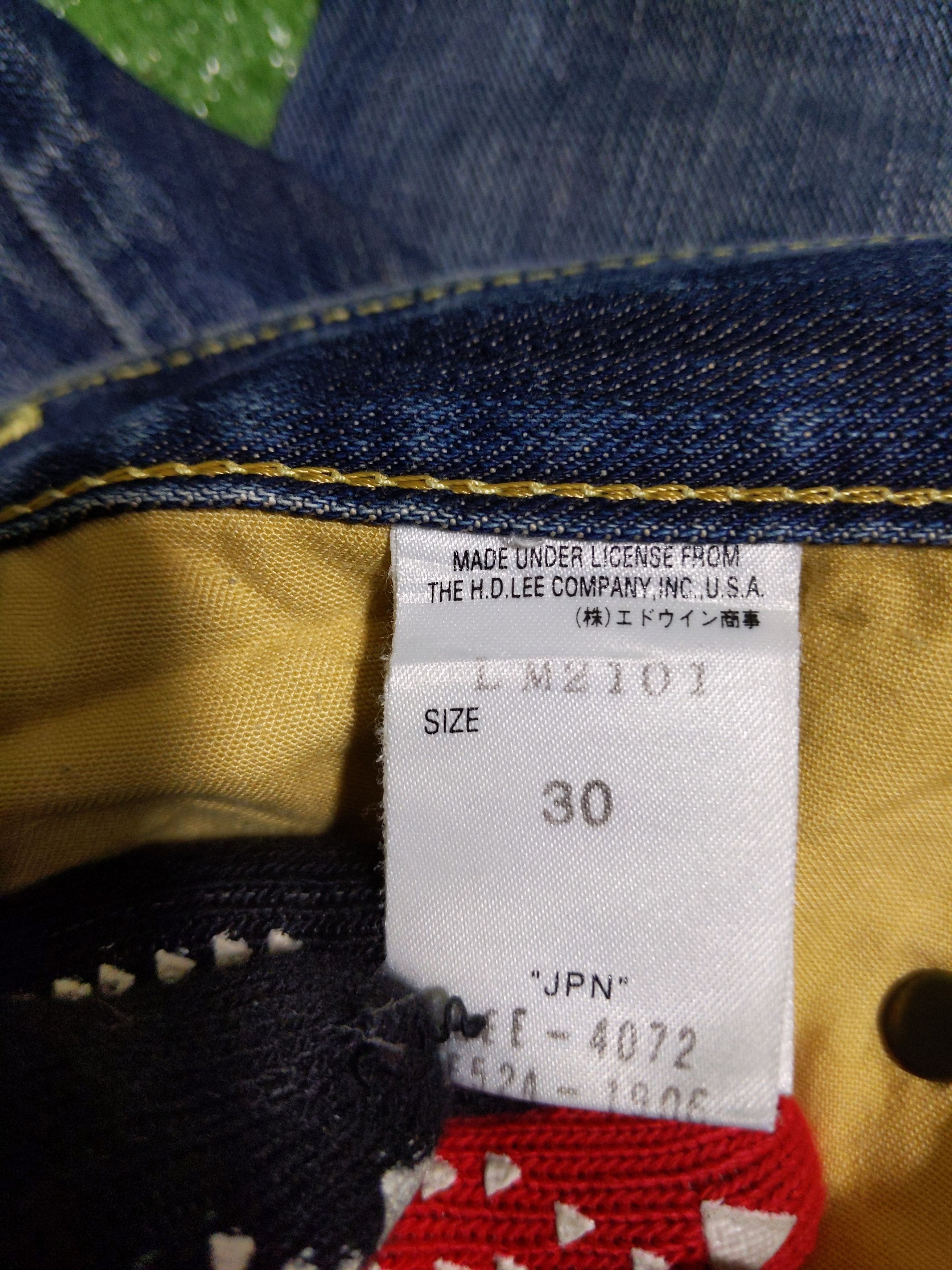 Japanese Brand × Lee distressed LEE RIDER GOLD LABEL Size US 32 / EU 48 - 7 Thumbnail