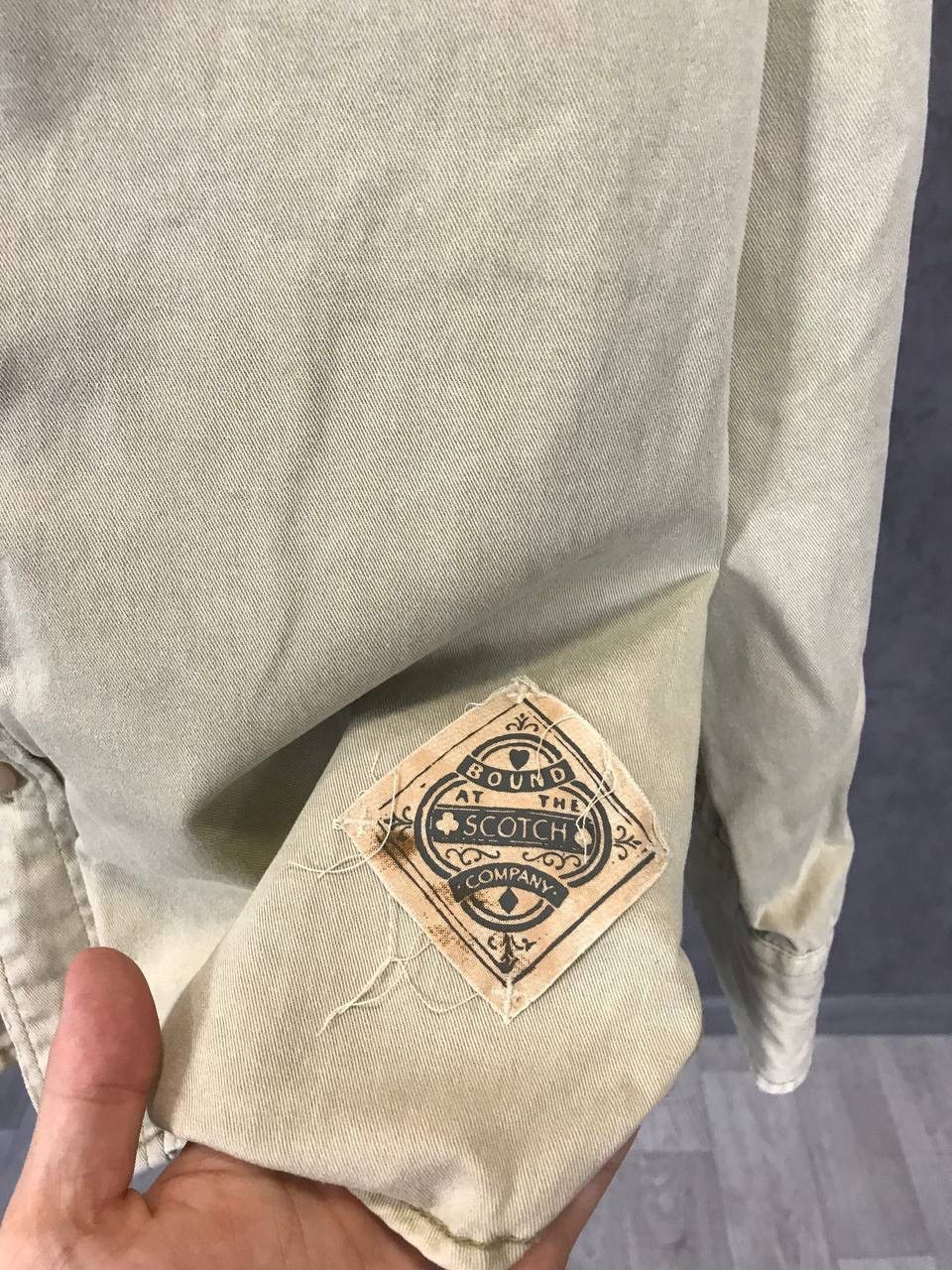 Scotch & Soda Scotch & Soda designer big logo military heavy shirt Size US S / EU 44-46 / 1 - 6 Thumbnail