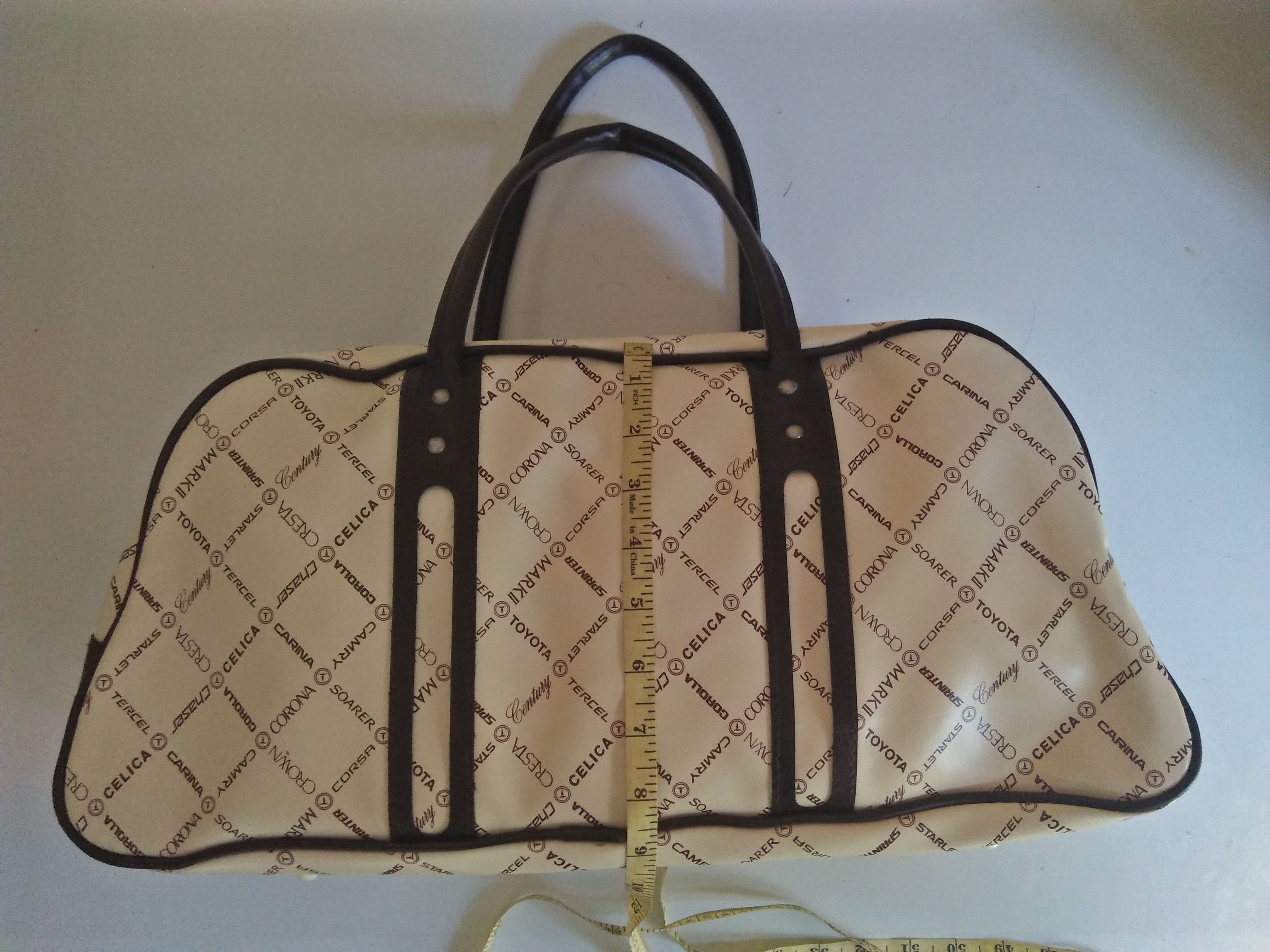 Japanese Brand Superare!!! TOYOTA 70'S MODELS Vintage Monogram Duffel Bags Size ONE SIZE - 9 Thumbnail