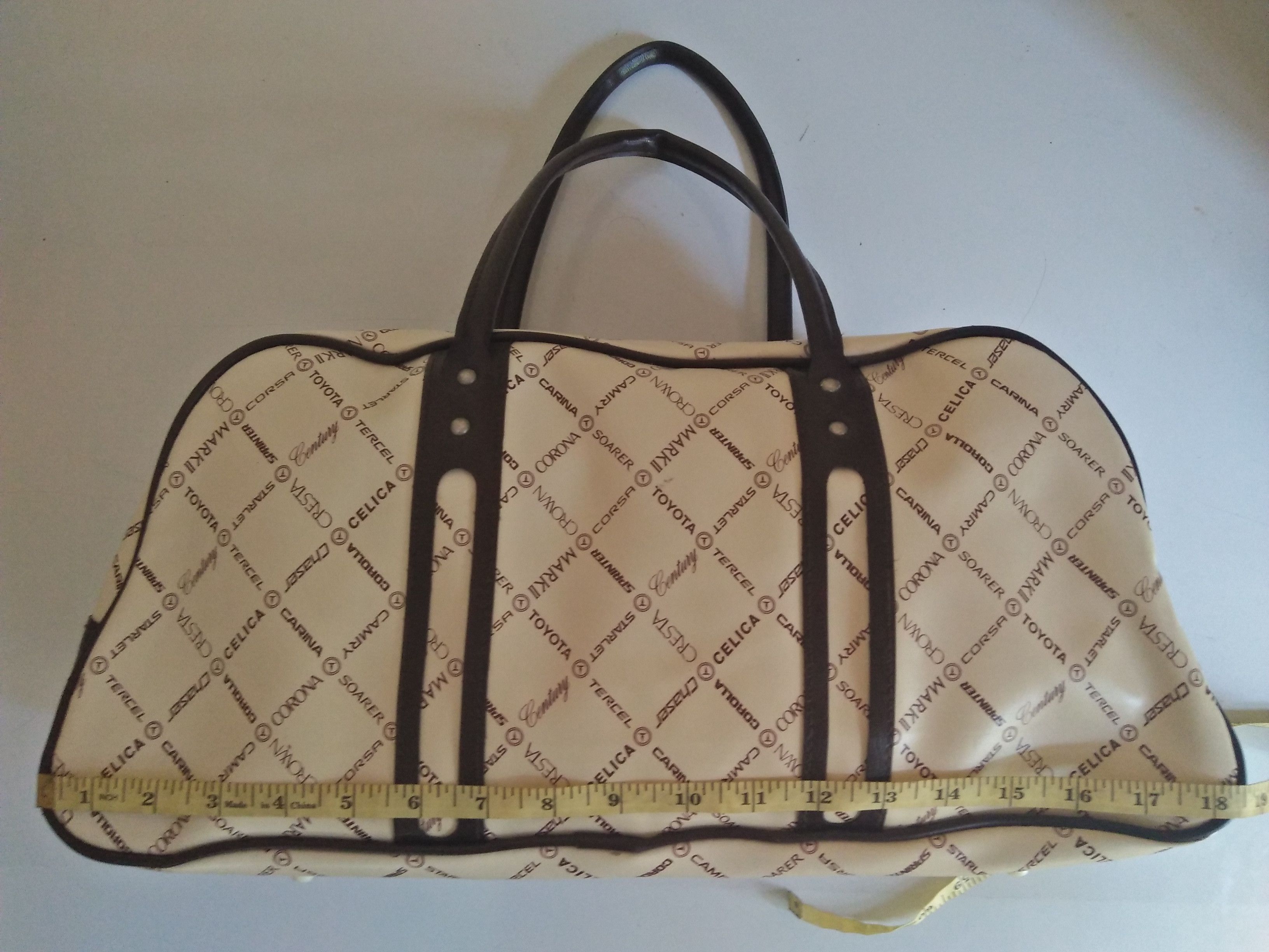 Japanese Brand Superare!!! TOYOTA 70'S MODELS Vintage Monogram Duffel Bags Size ONE SIZE - 10 Thumbnail