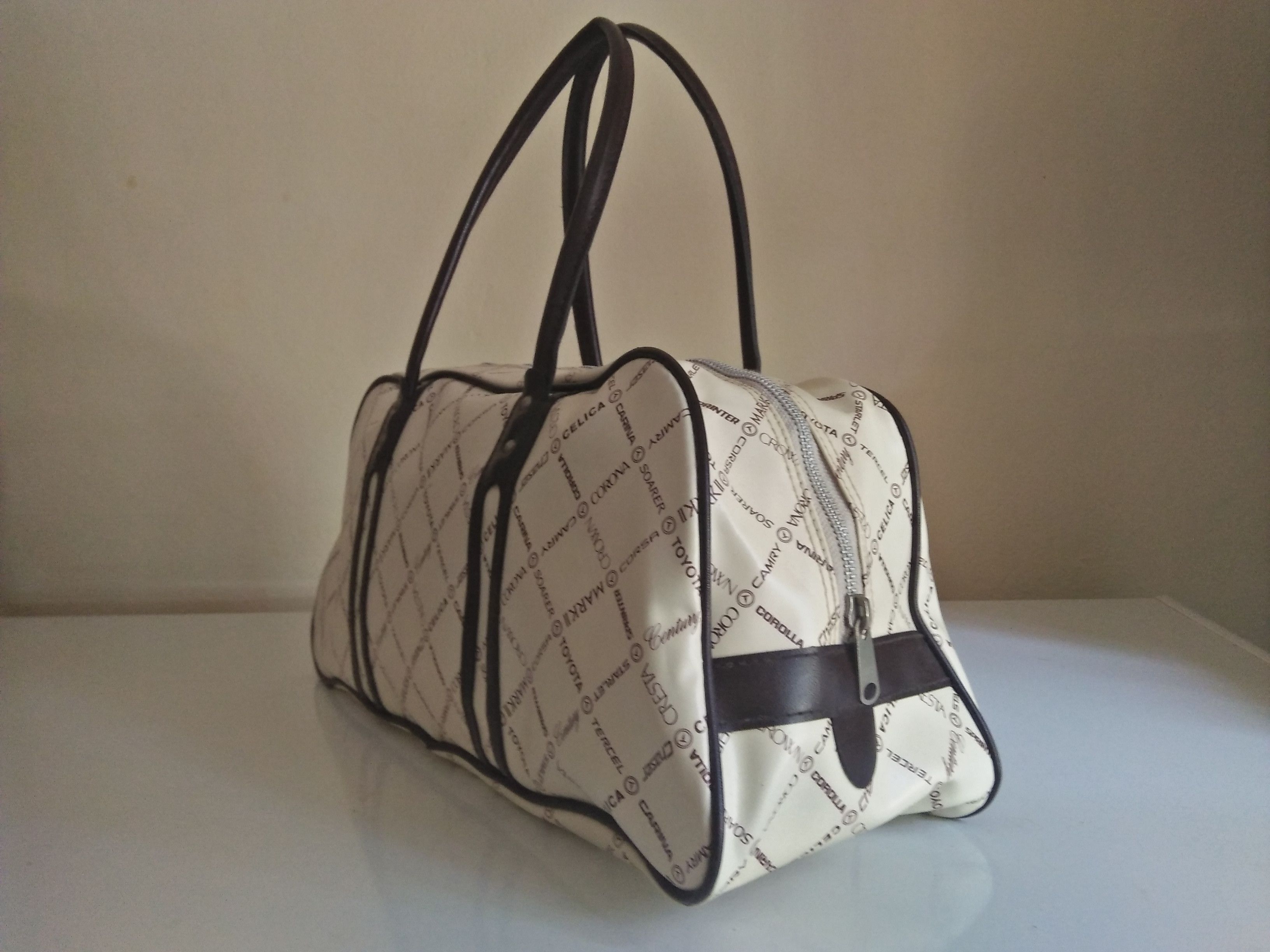 Japanese Brand Superare!!! TOYOTA 70'S MODELS Vintage Monogram Duffel Bags Size ONE SIZE - 4 Thumbnail