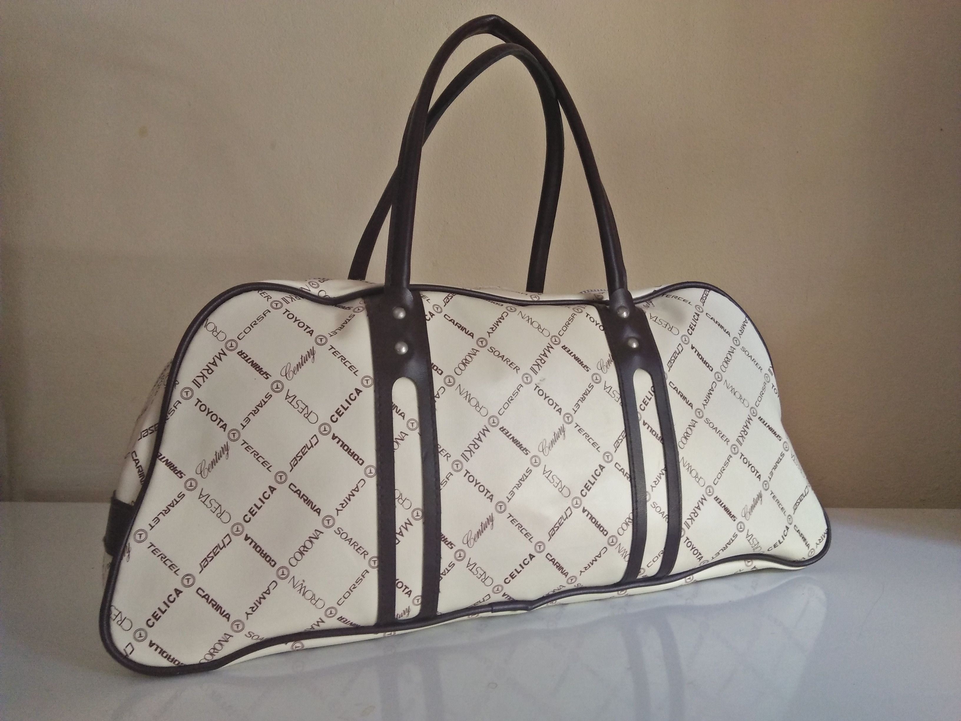 Japanese Brand Superare!!! TOYOTA 70'S MODELS Vintage Monogram Duffel Bags Size ONE SIZE - 3 Thumbnail