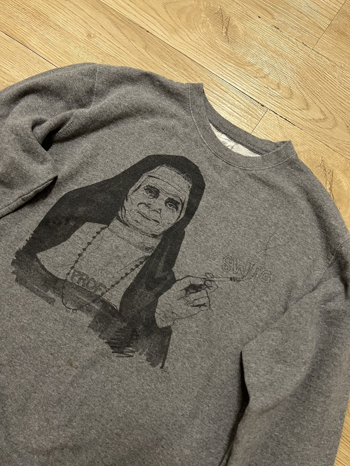 Vintage Vintage Professor Swag Crewneck Sweatshirt Size US L / EU 52-54 / 3 - 3 Thumbnail