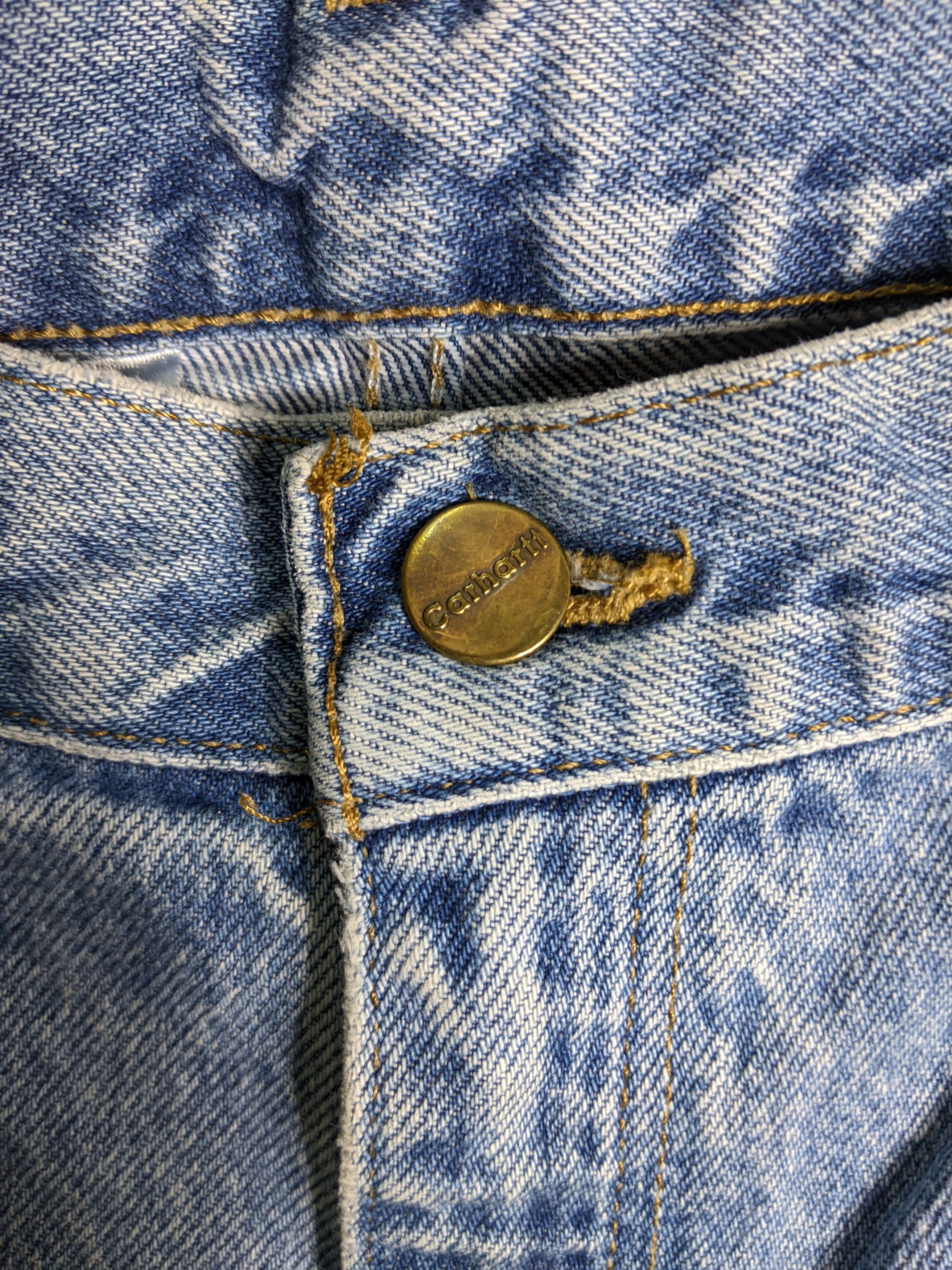 Carhartt × Vintage carhatt distresed denim jeans pants Size US 38 / EU 54 - 6 Thumbnail