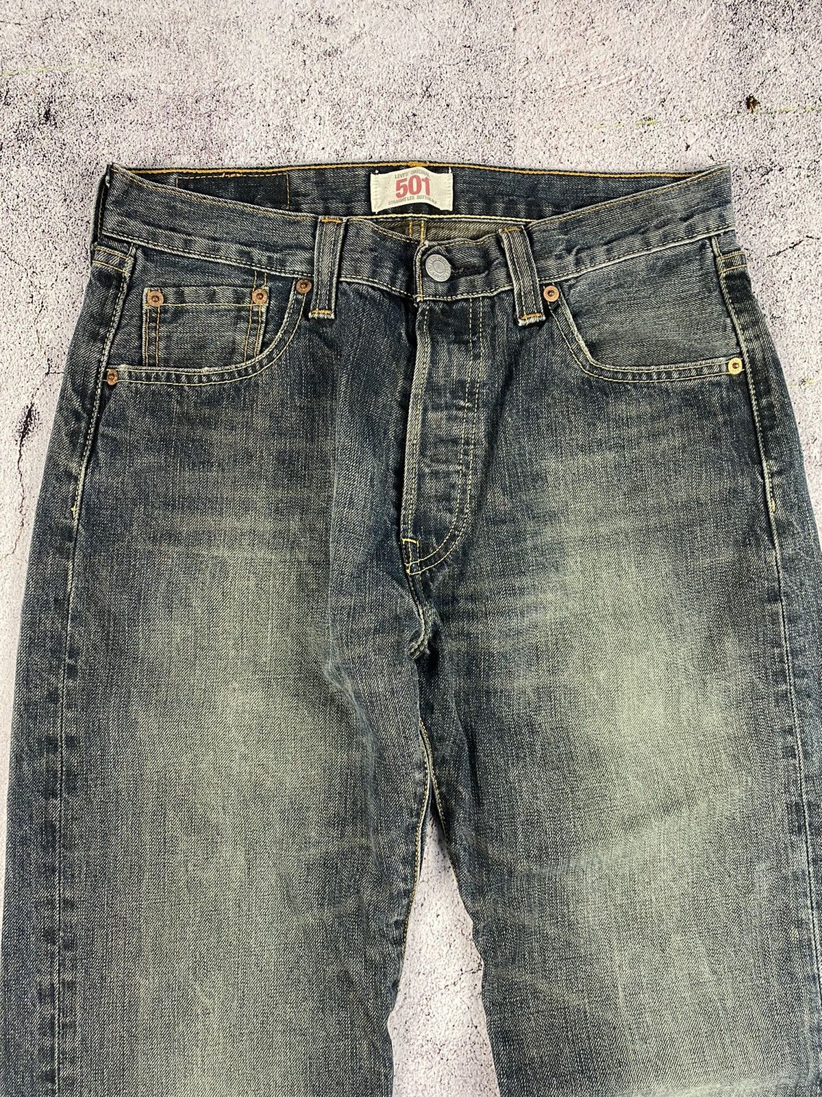 Japanese Brand Vintage Y2k Levi’s 501 Straight denim pants japanes style Size US 30 / EU 46 - 3 Thumbnail
