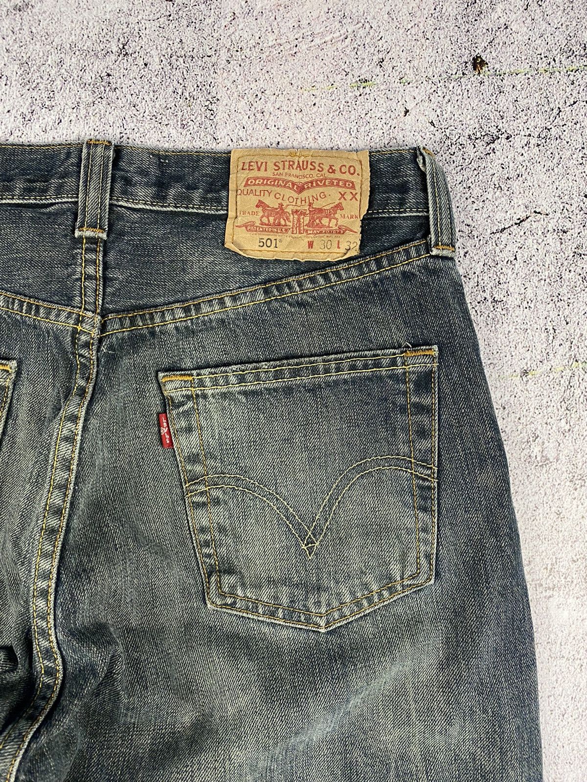 Japanese Brand Vintage Y2k Levi’s 501 Straight denim pants japanes style Size US 30 / EU 46 - 8 Thumbnail