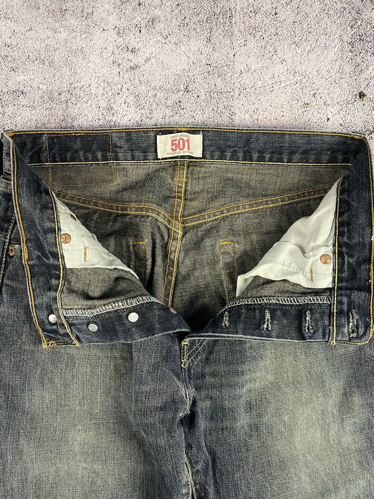 Japanese Brand Vintage Y2k Levi’s 501 Straight denim pants japanes style Size US 30 / EU 46 - 4 Thumbnail
