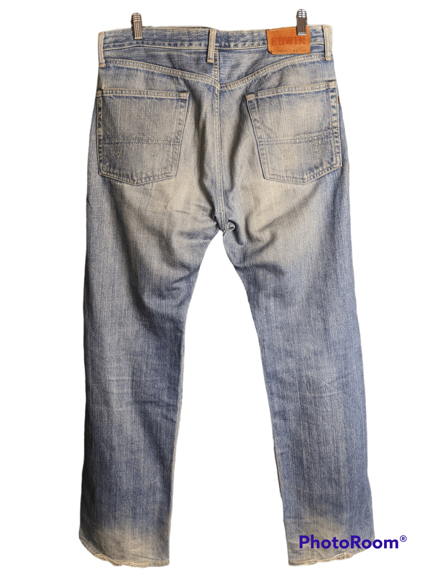 Edwin edwin 505x distress jeans (p28) Size US 34 / EU 50 - 2 Thumbnail