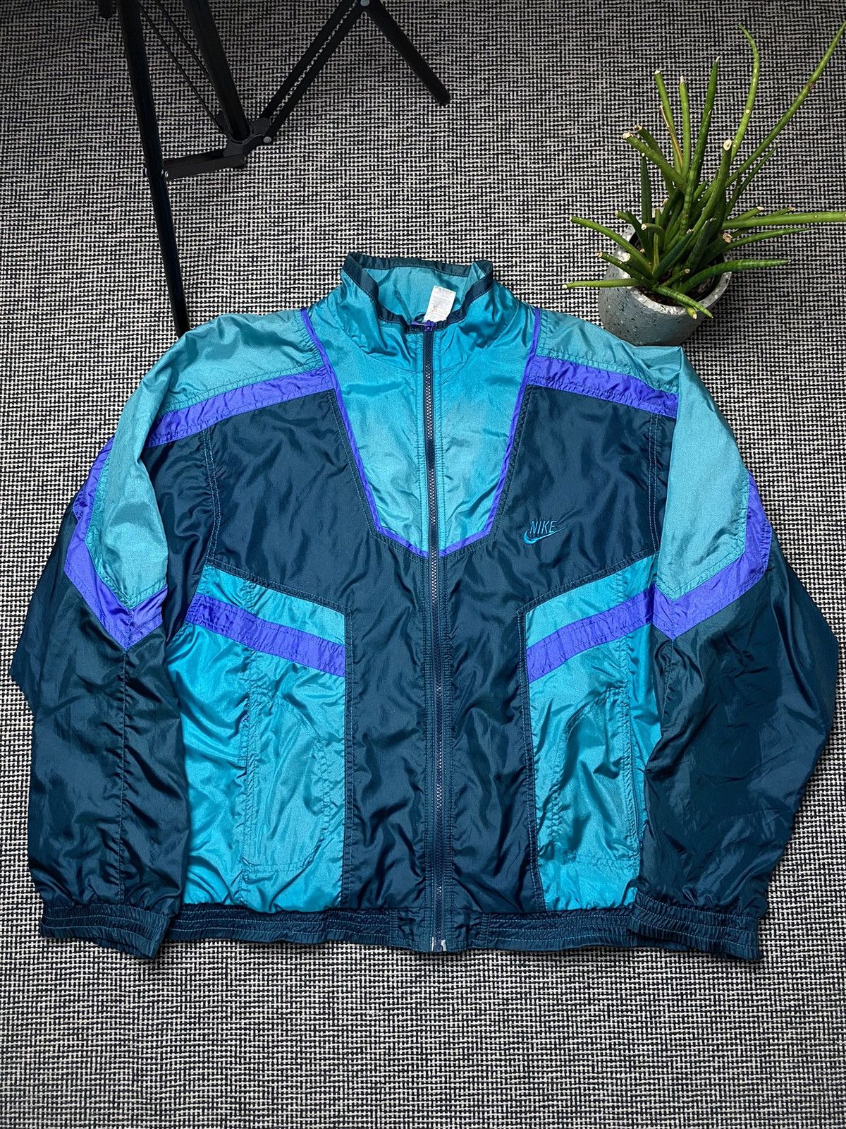 Nike × Vintage Rare Nike vintage suit retro y2k drill Size US 32 / EU 48 - 2 Thumbnail